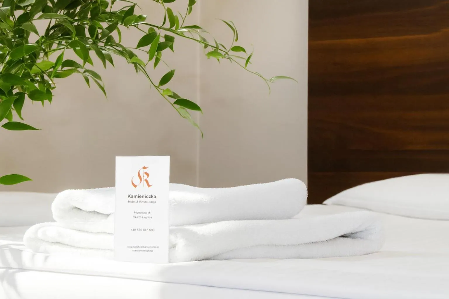 Bed in Hotel Kamieniczka