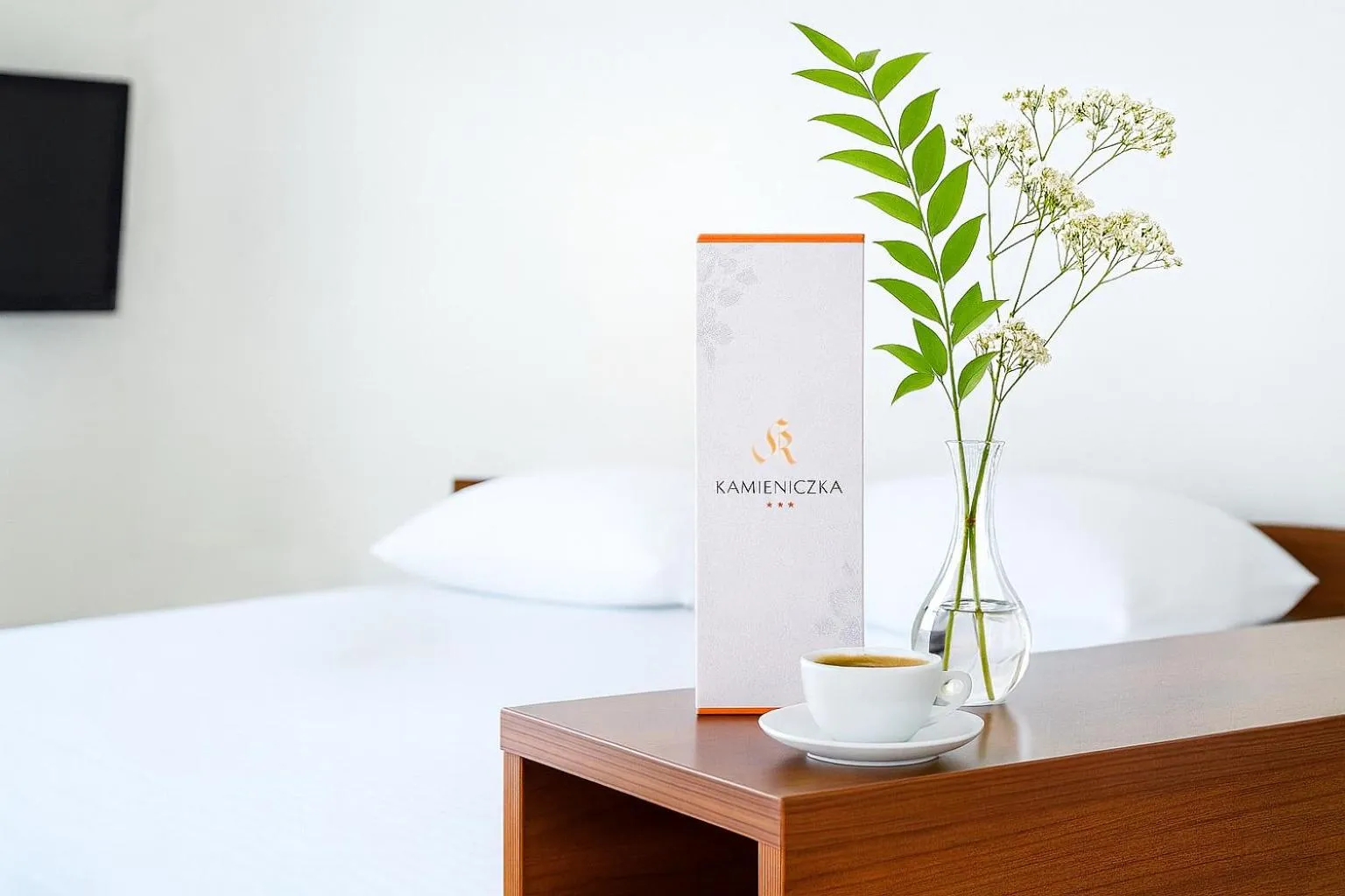 Bed in Hotel Kamieniczka