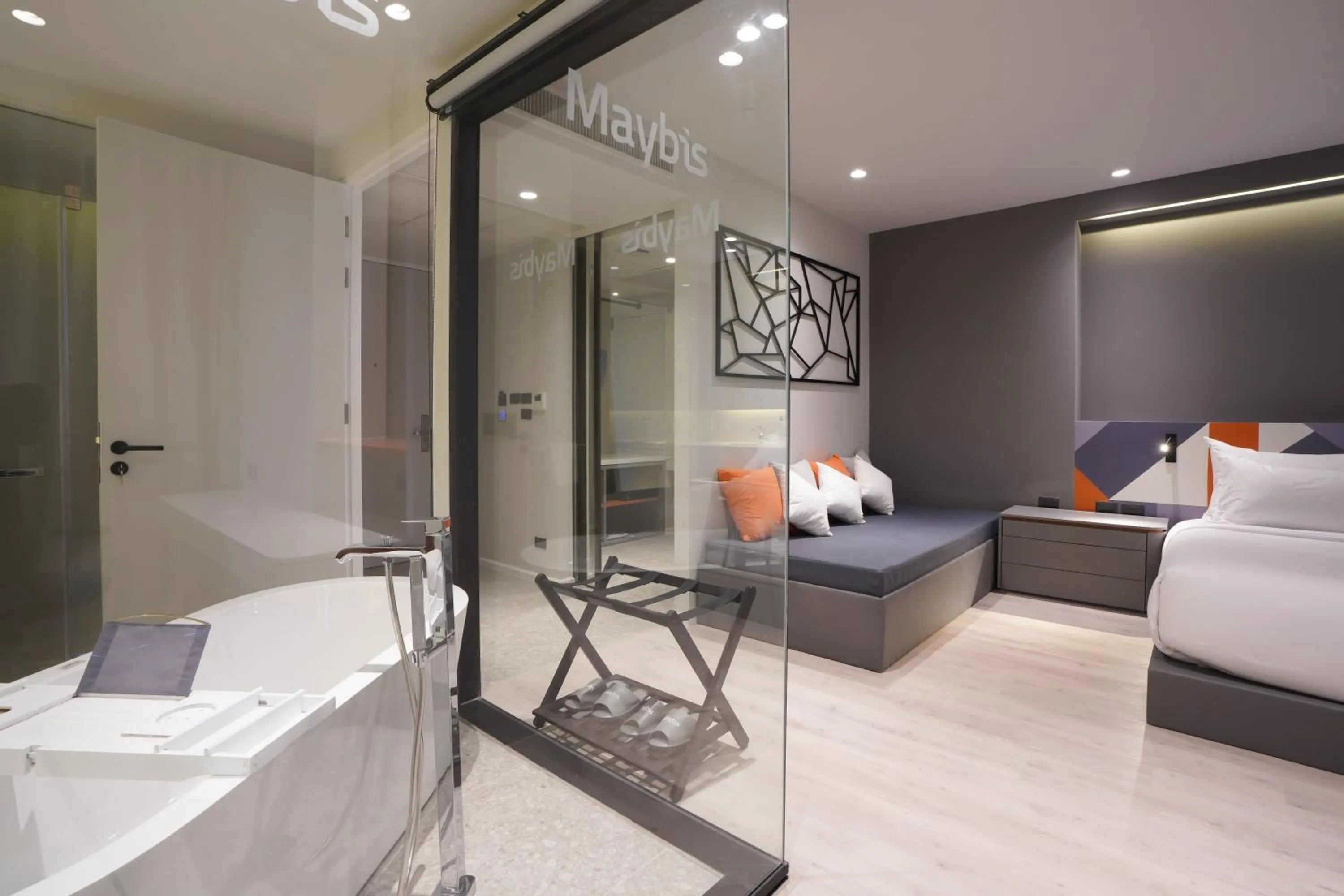 Photo of the whole room, Bed in Maybis Hotel