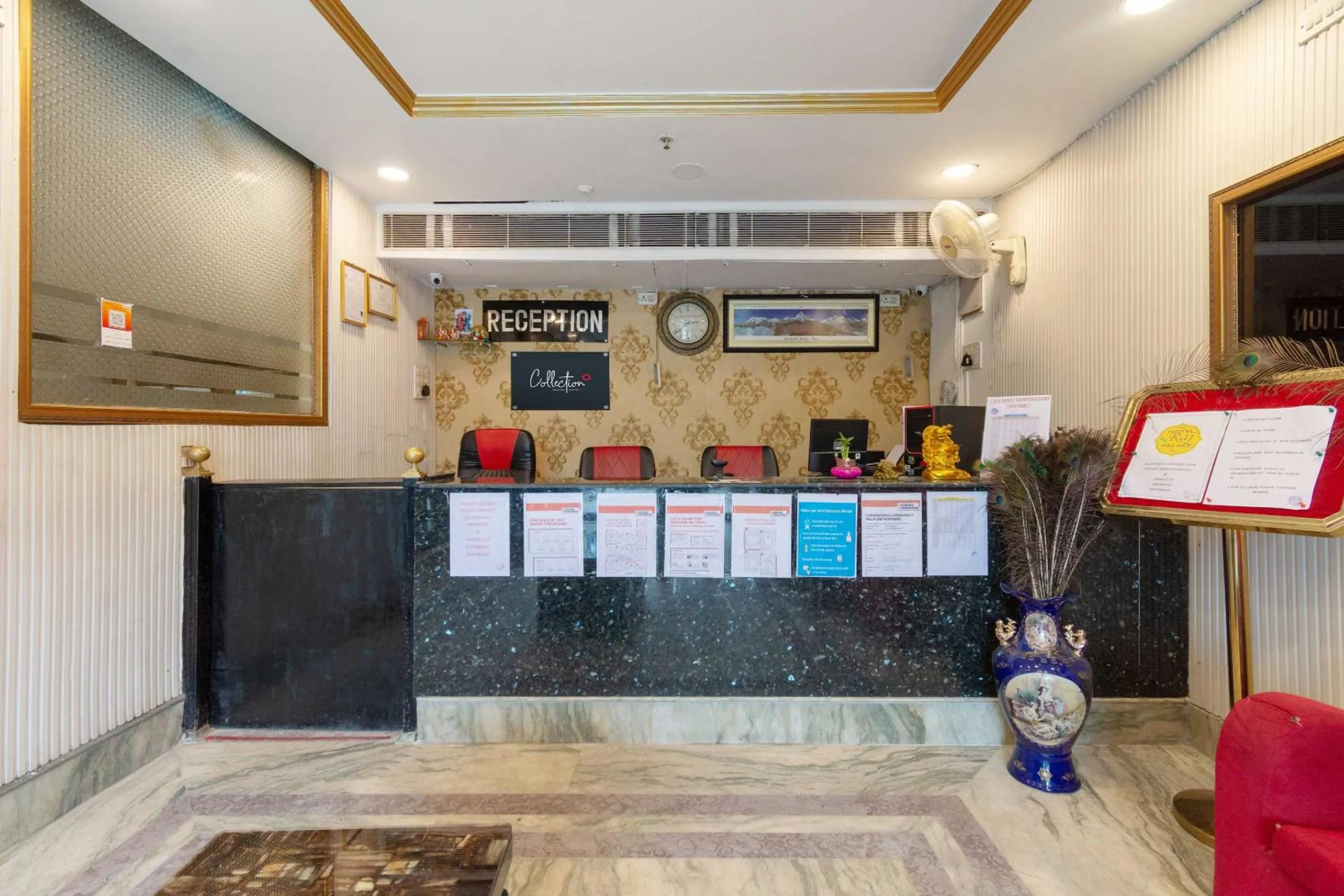 Lobby or reception in Collection O Raj Darbar Near City Centre
