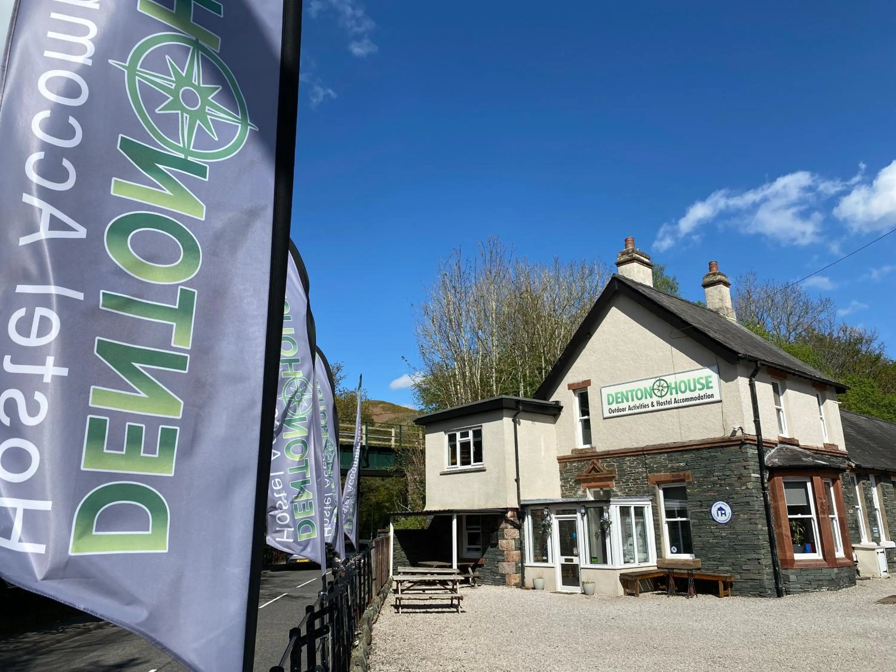 Property building in Denton House Hostel
