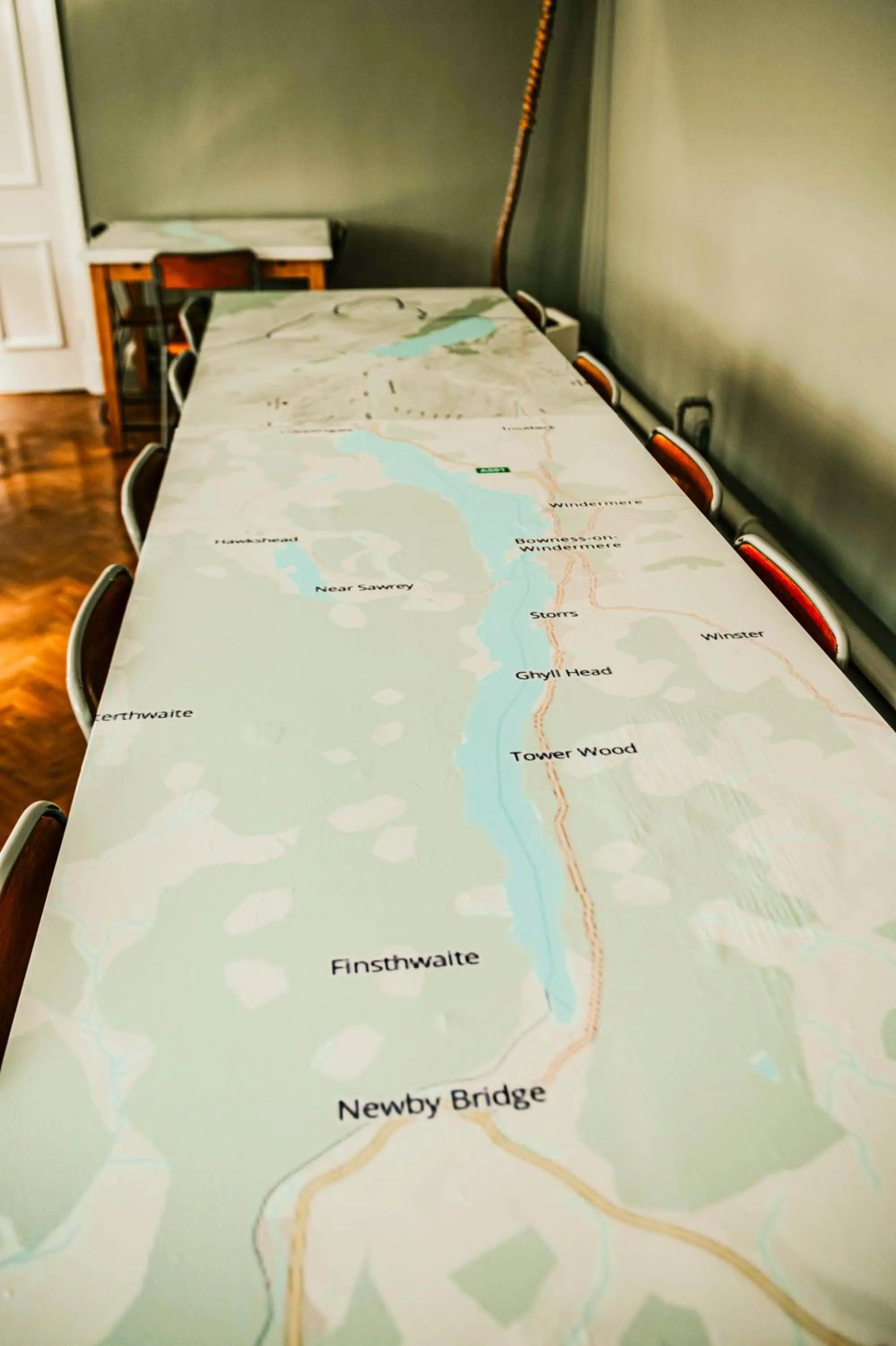 Dining area in Denton House Hostel