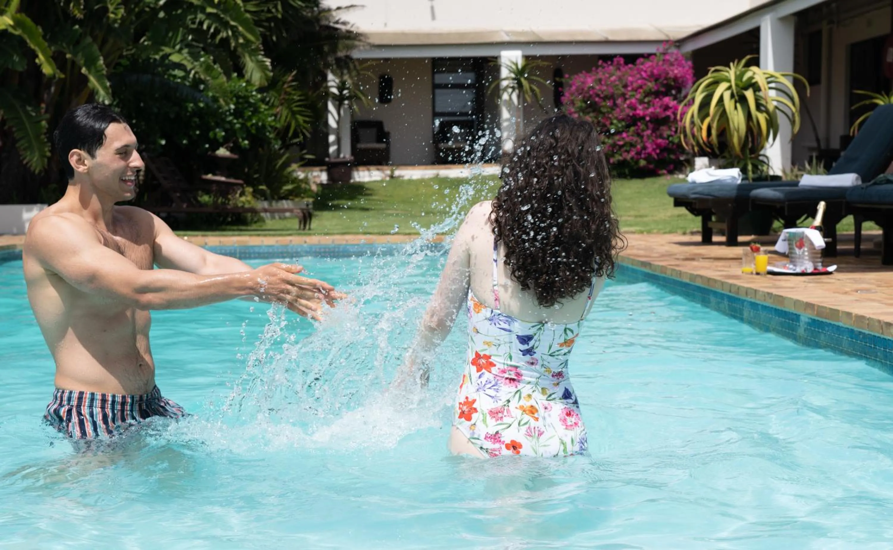 Pool view in Woodbridge Lodge