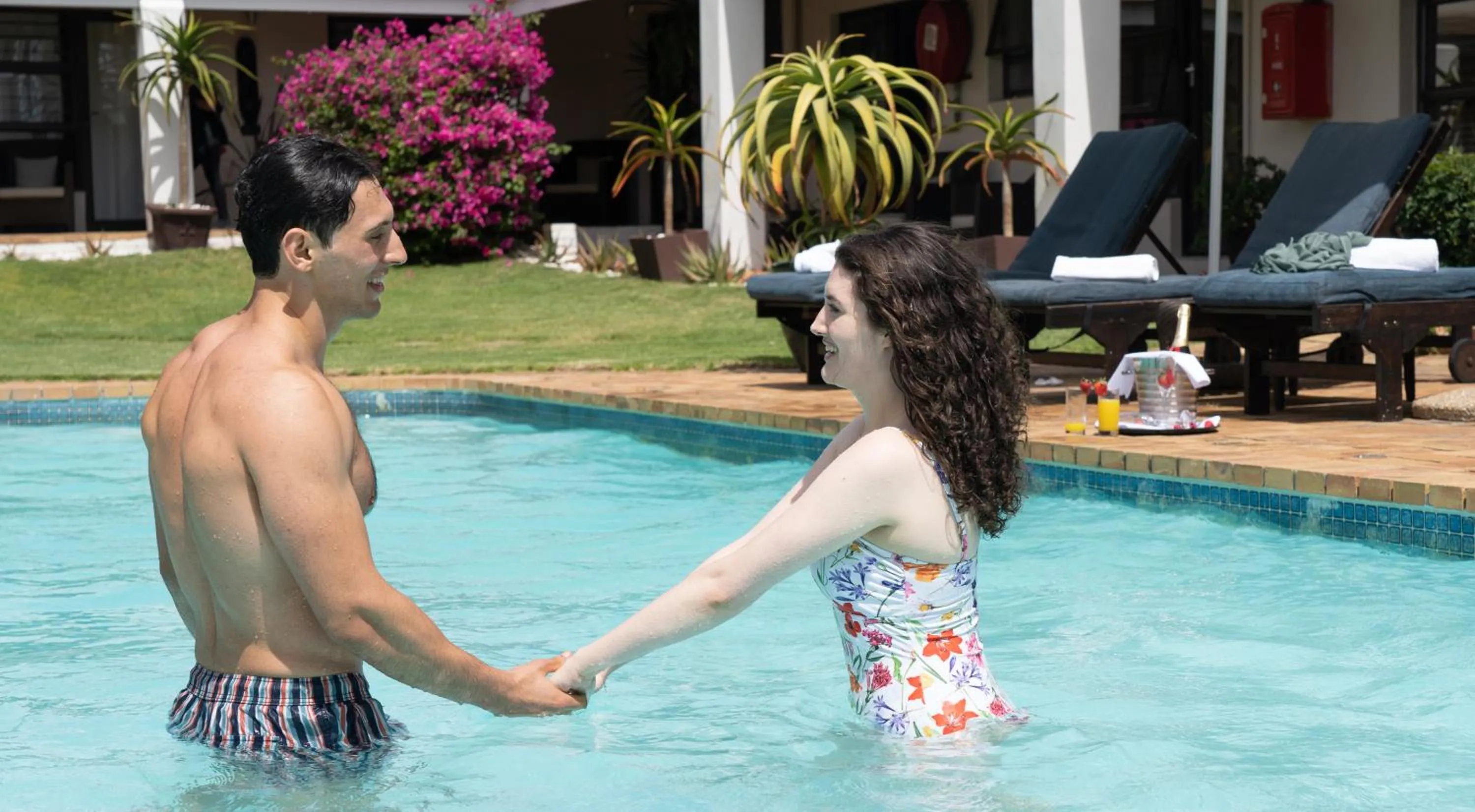 Swimming pool in Woodbridge Lodge