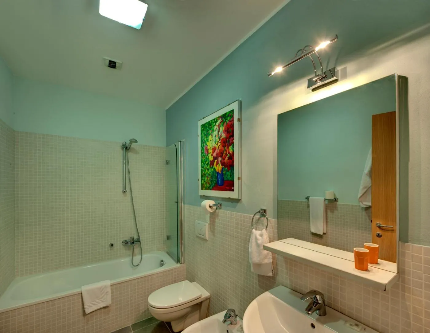 Bathroom in Santa Giulia Hotel e Residence Torino