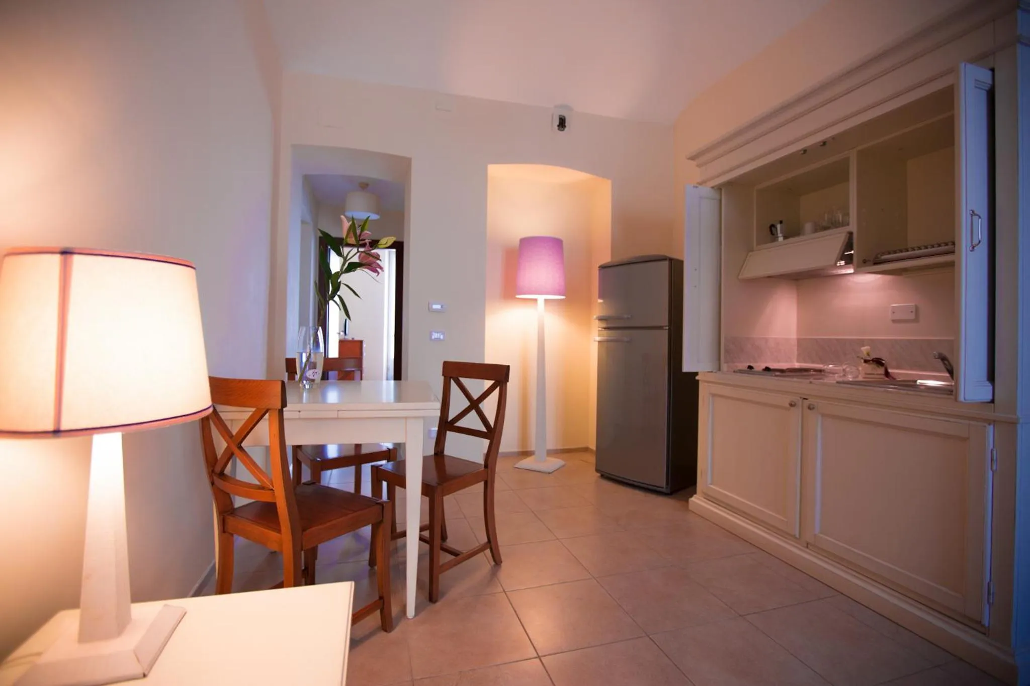 Kitchen or kitchenette in Santa Giulia Hotel e Residence Torino