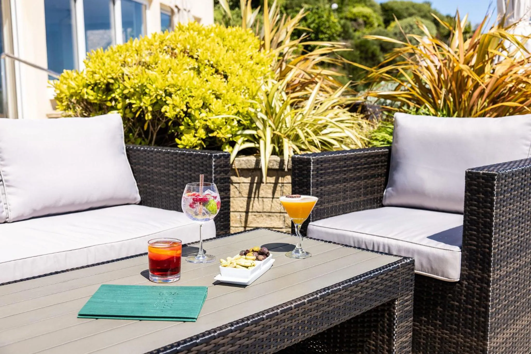 Patio in Hotel Cristina