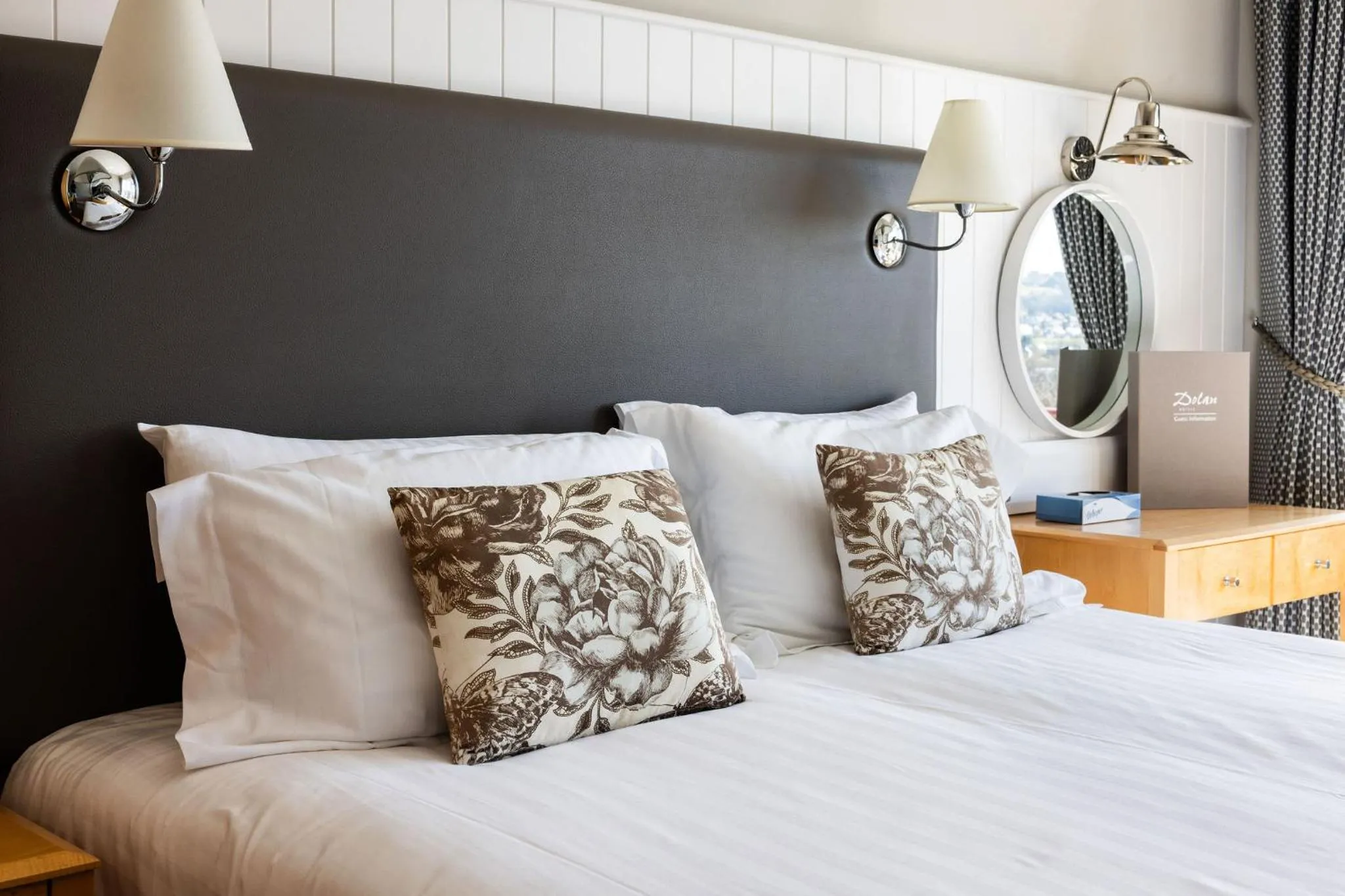 Bed in Hotel Cristina