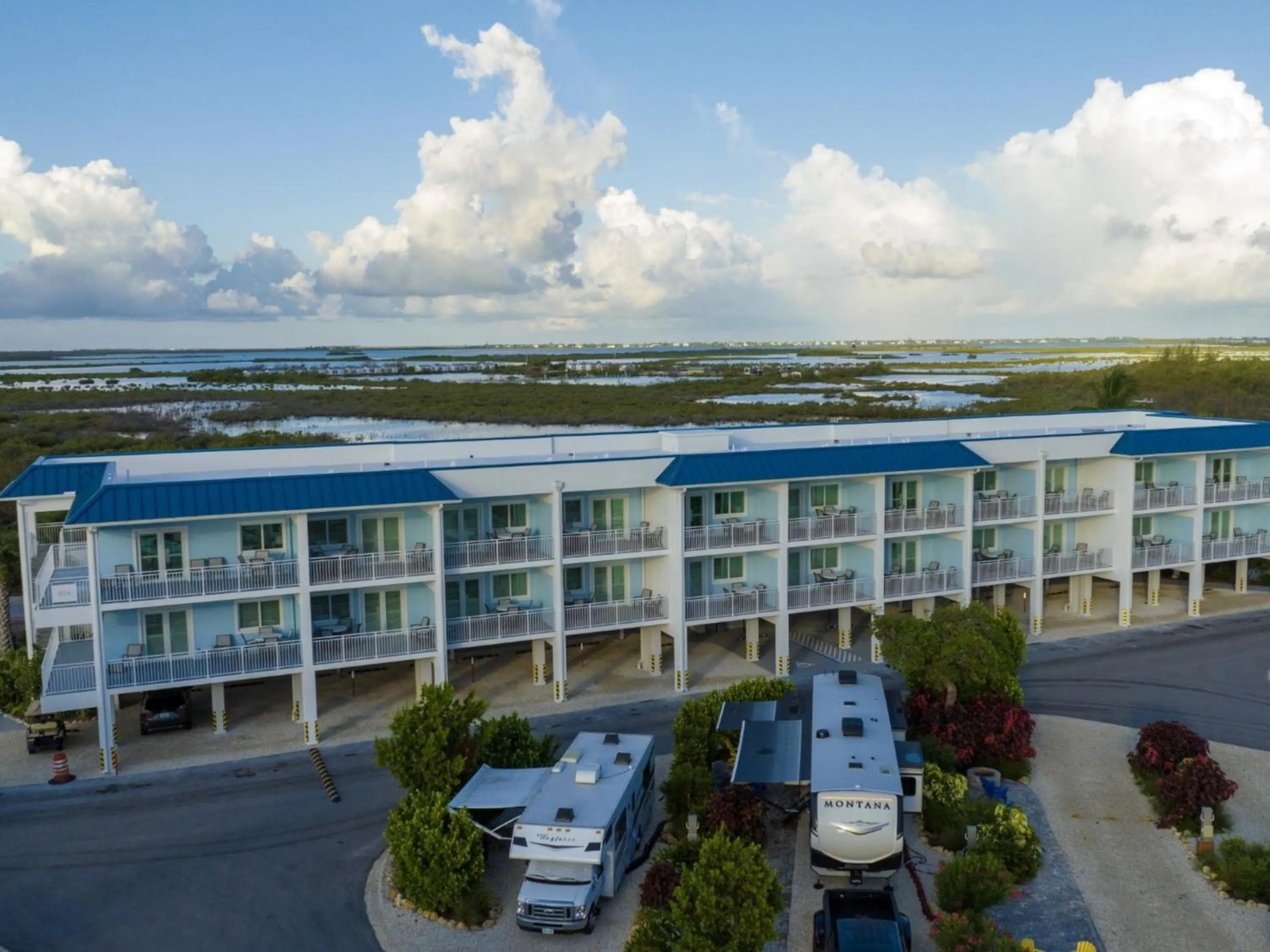 Property building in Sugarloaf Key Hotel at KOA Resort