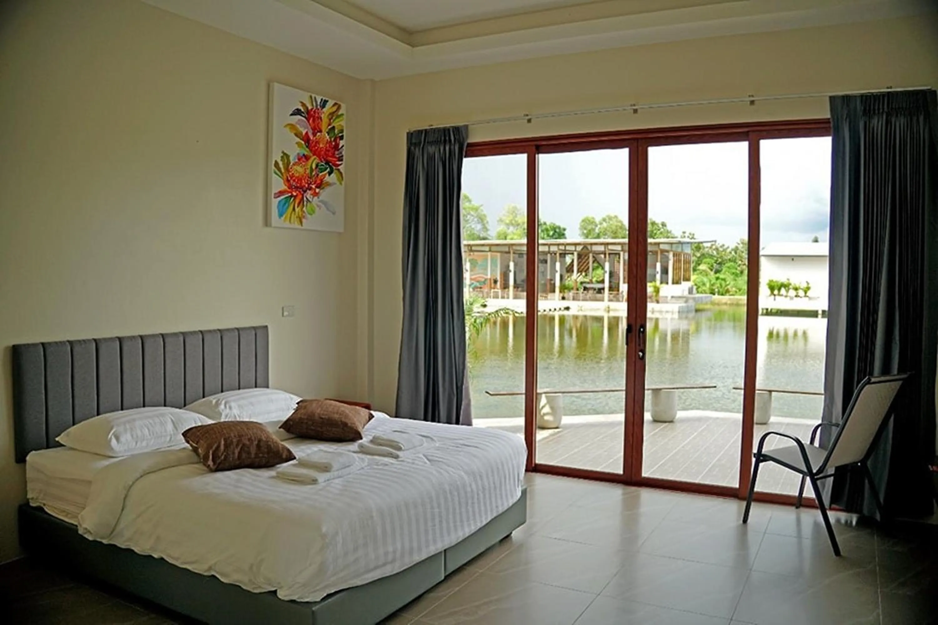 Bed in Burichan Resort