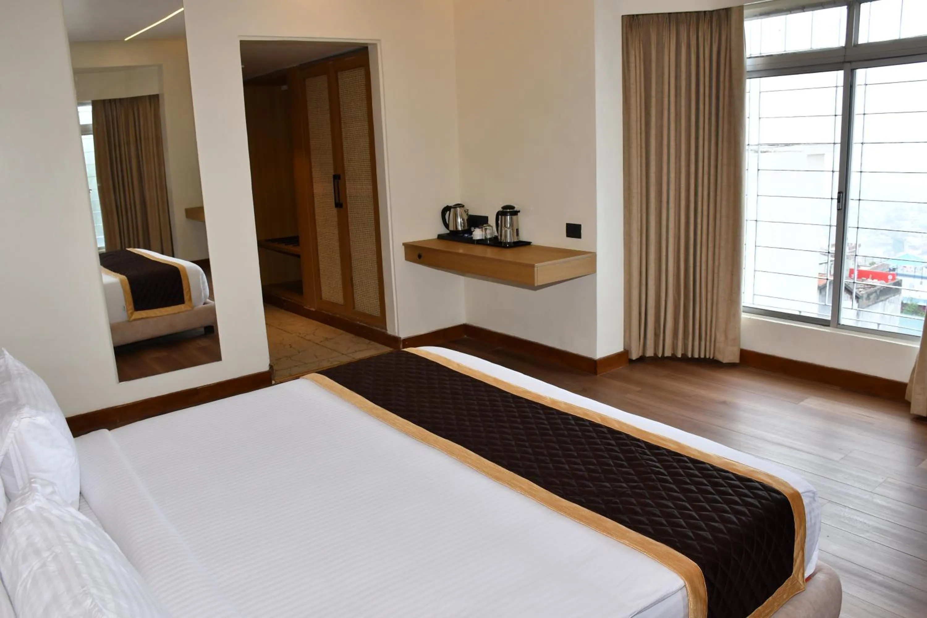 Bed in Hotel Oxina Cizel