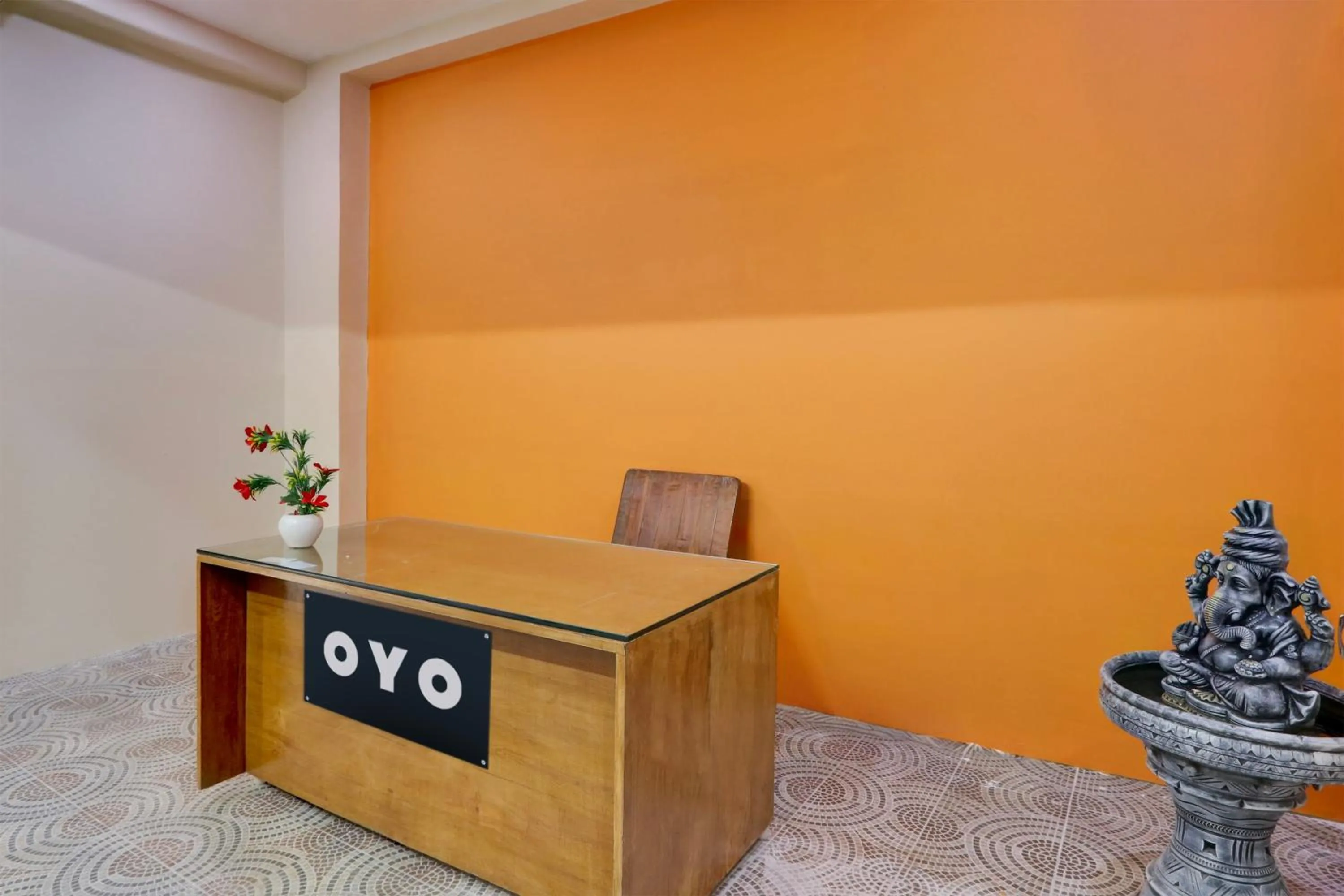 Lobby or reception in Hotel O Sai Manikanta Homes