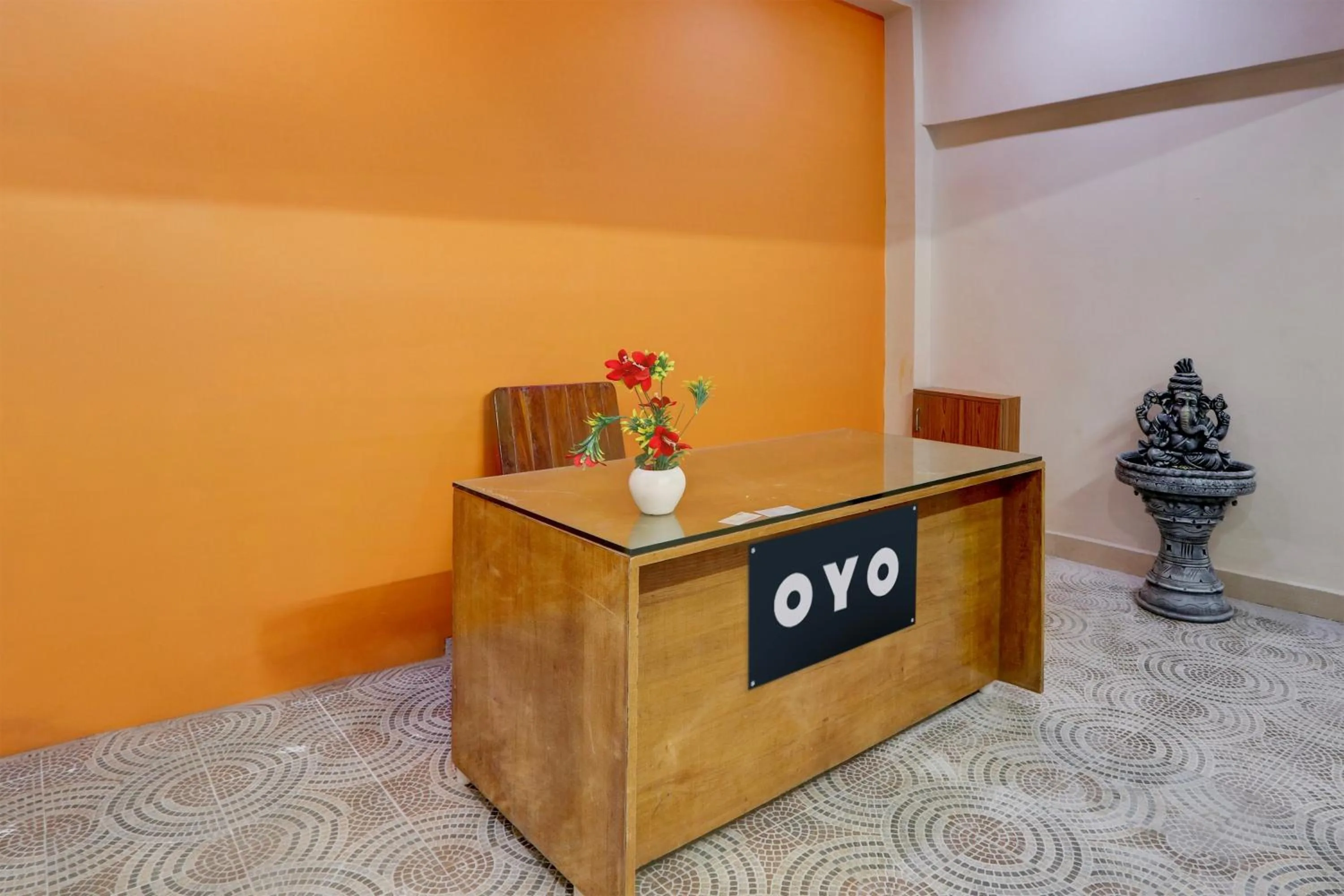 Lobby or reception in Hotel O Sai Manikanta Homes