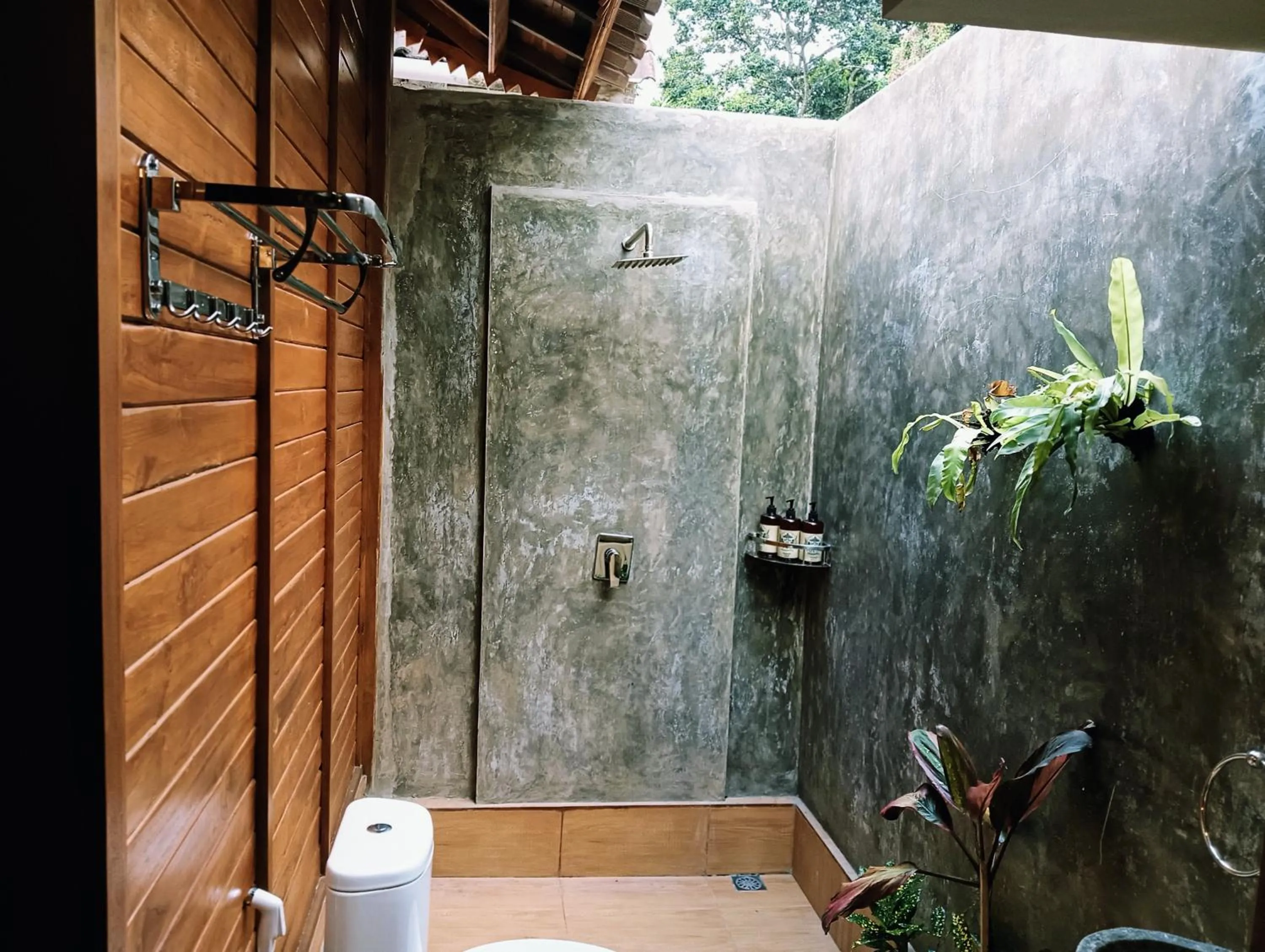 Shower in Ngesil Private Joglo & Pool