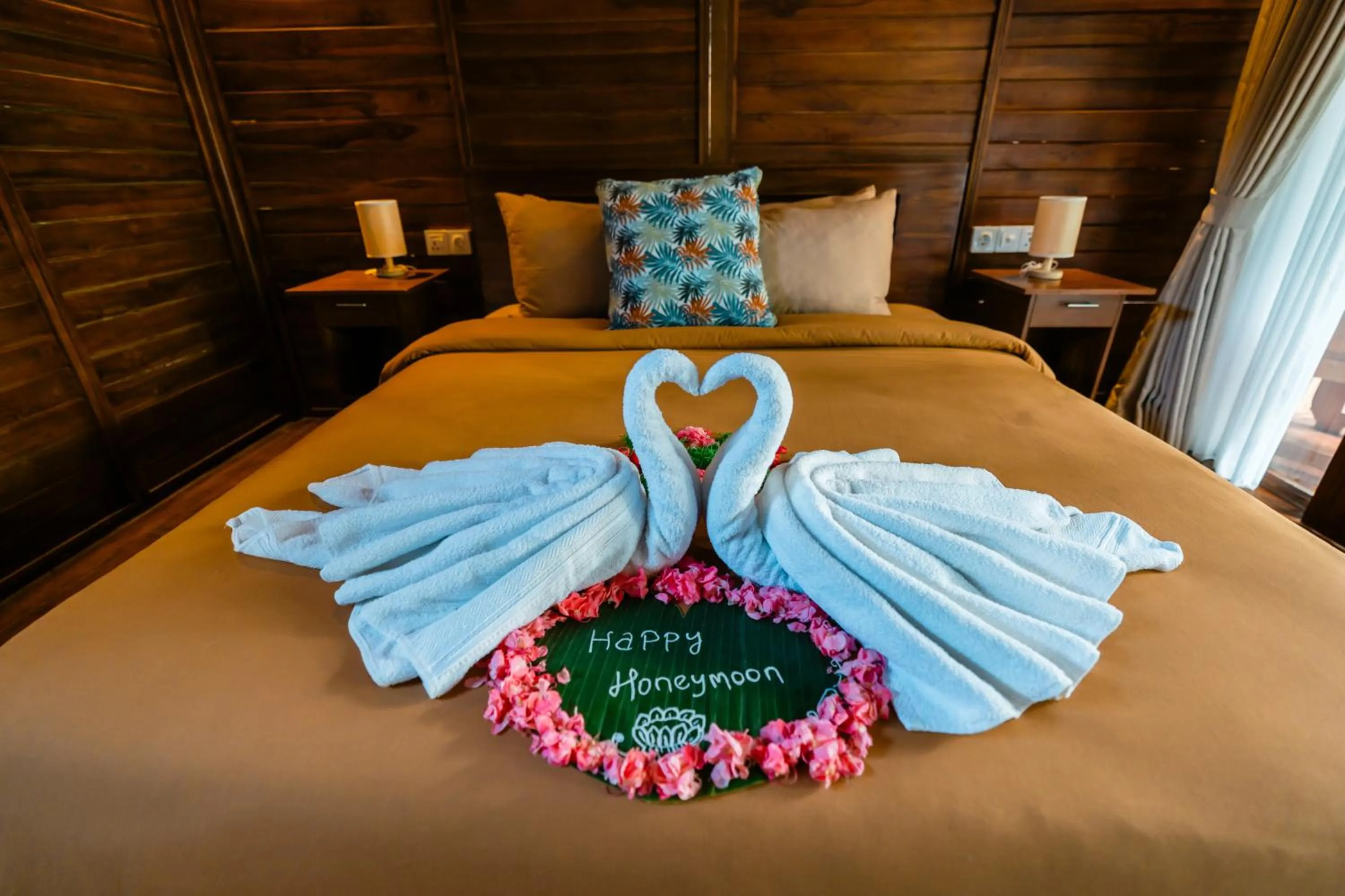 Bedroom, Bed in Ngesil Private Joglo & Pool