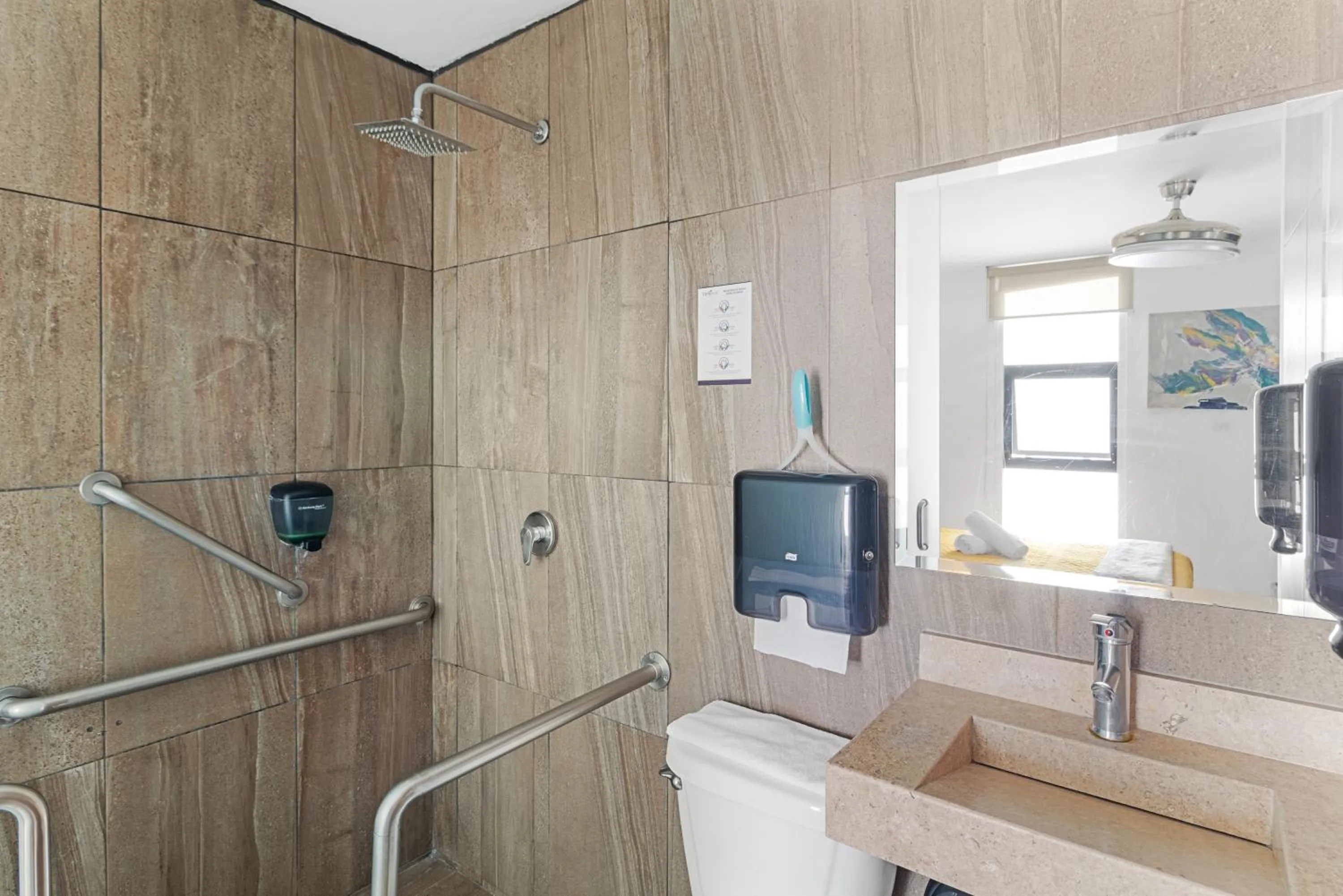 Bathroom in Hotel Tepeyac 402 León Calzada