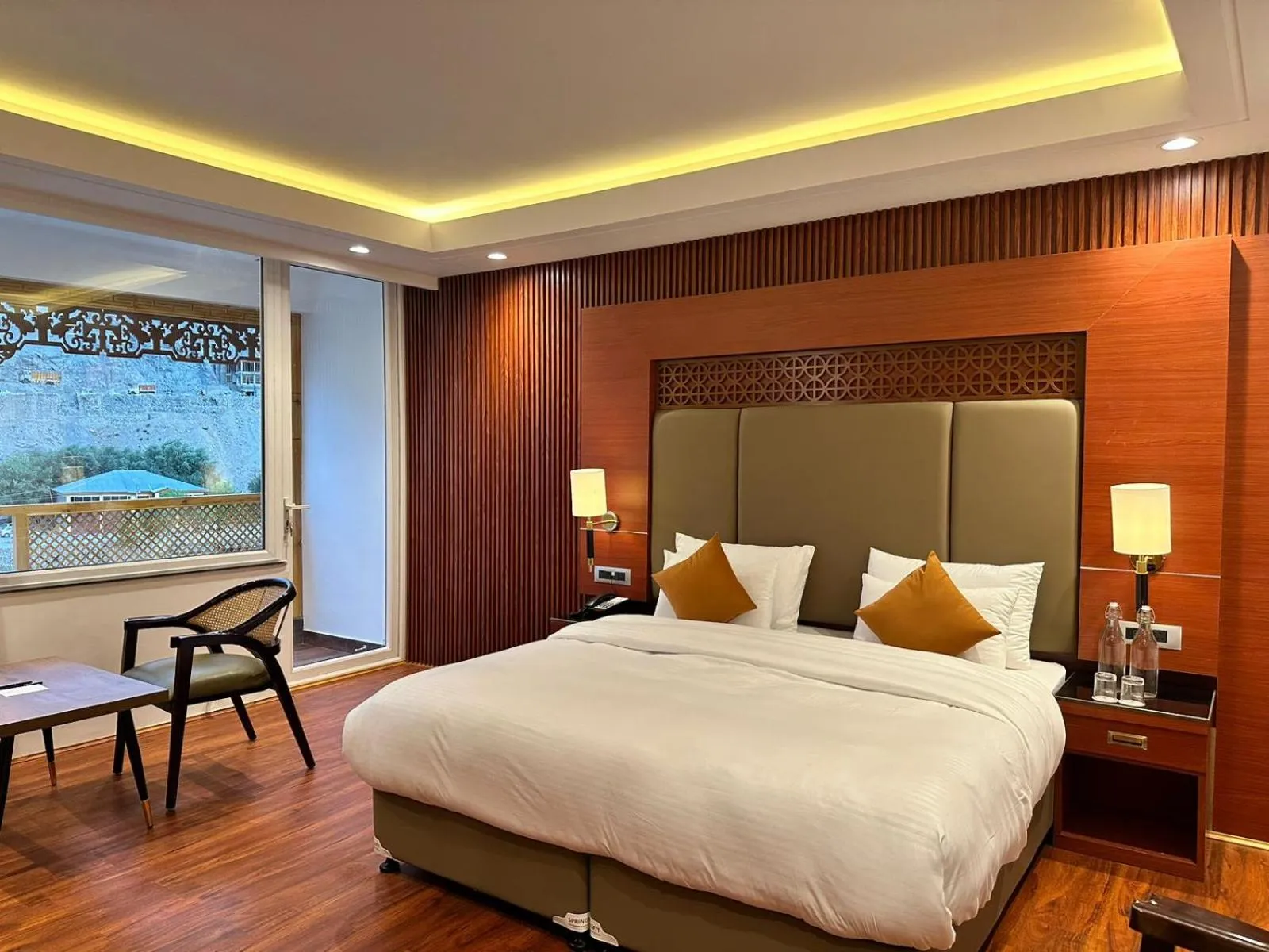 Bed in Hotel The Haven - Centrally Heated and Air Conditioned