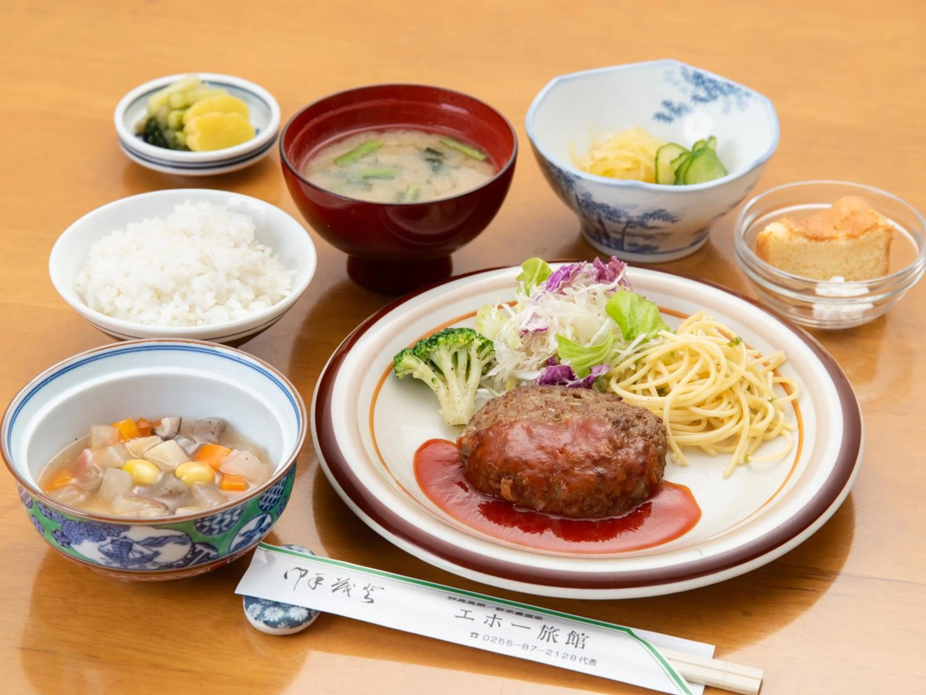 Dinner in Akakura onsen eho ryokan