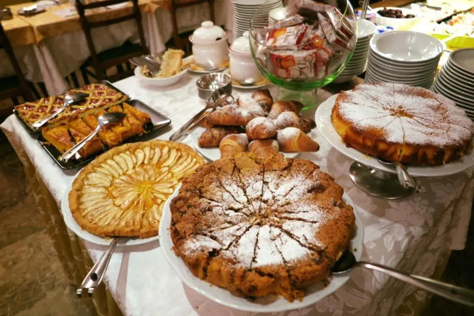 Buffet breakfast in Hotel Numi & Medusa