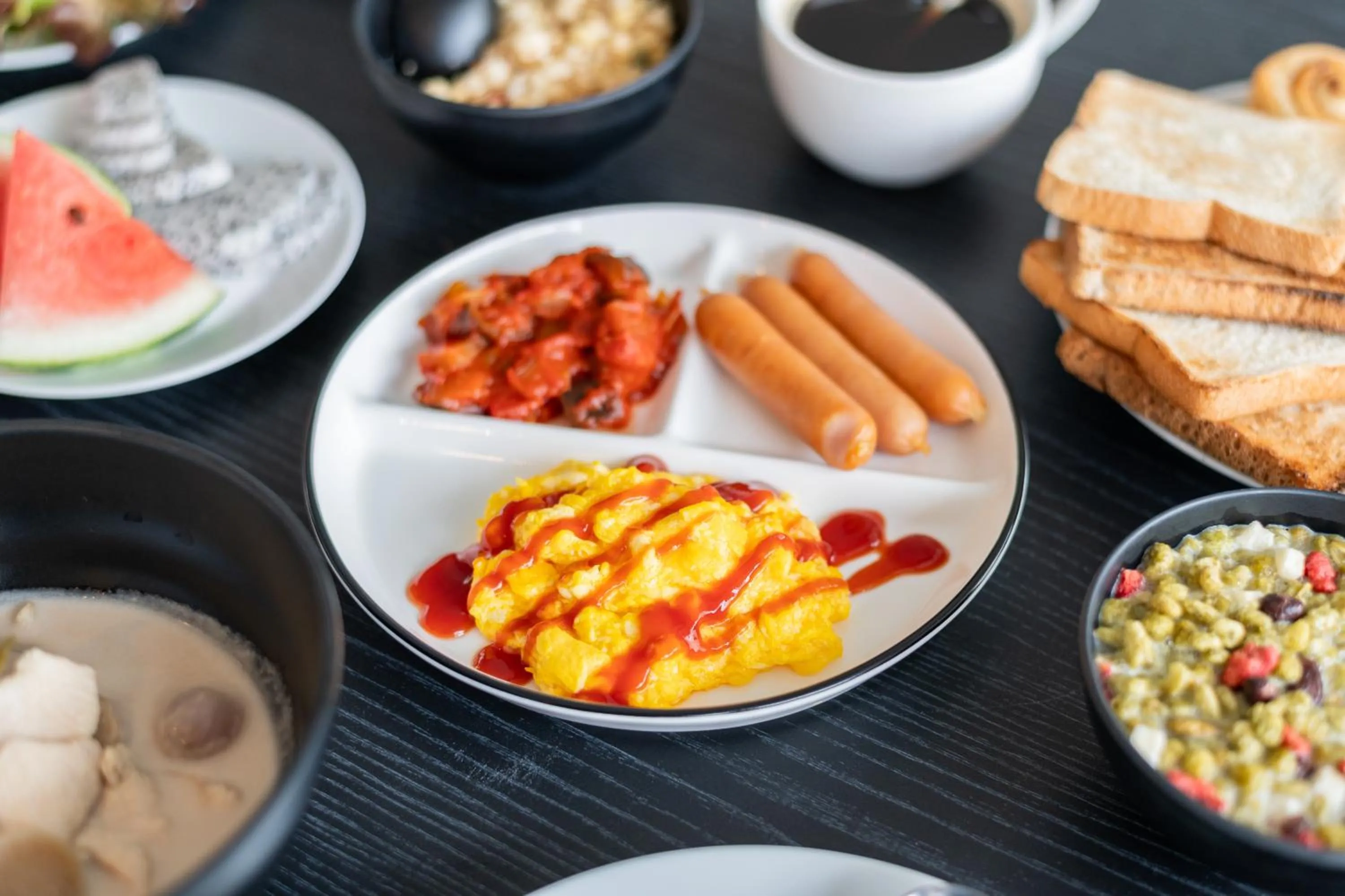 Breakfast in Kokotel Pattaya North Beach