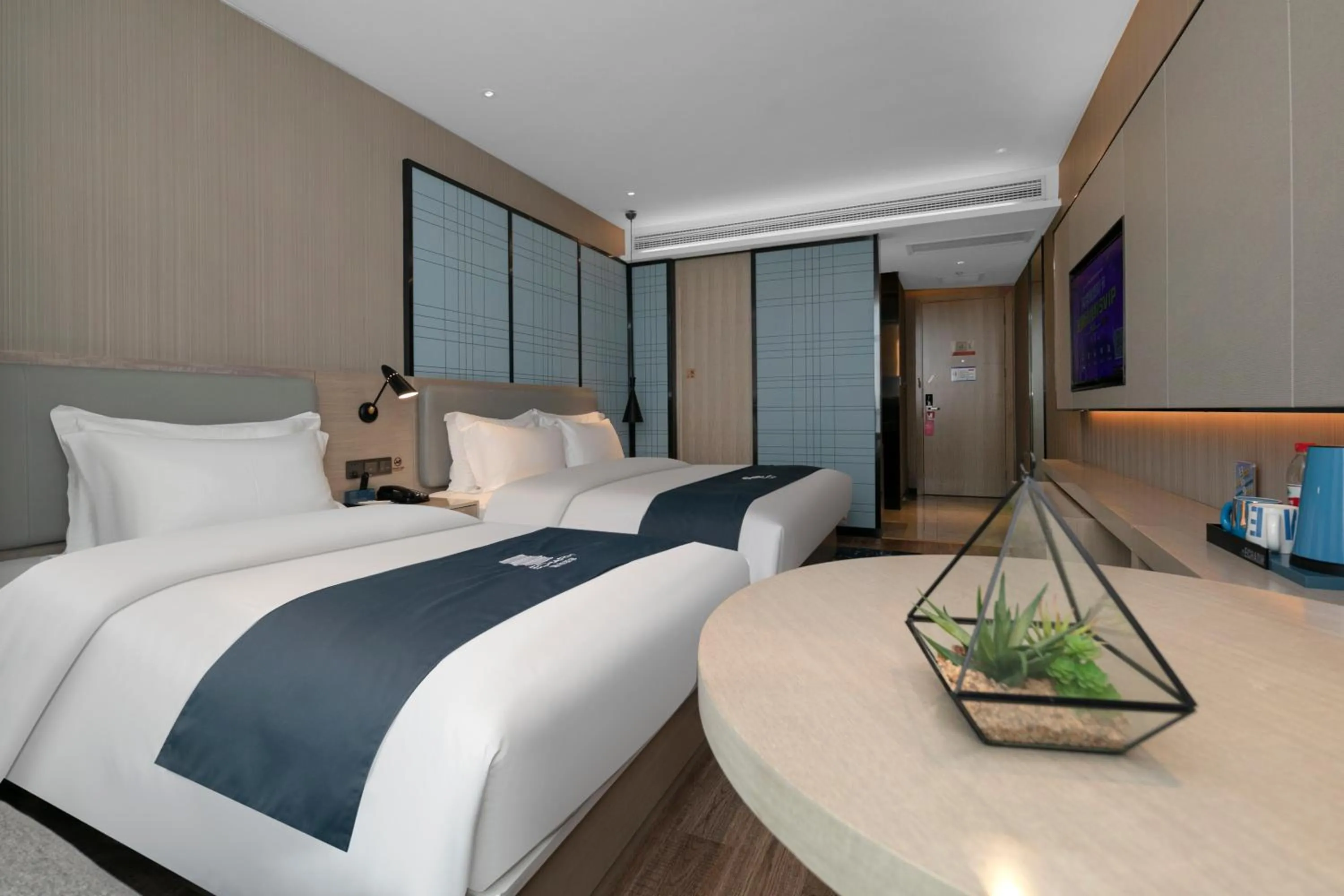 Bed in Eharm Hotel Jingzhou Olympic Sports Center