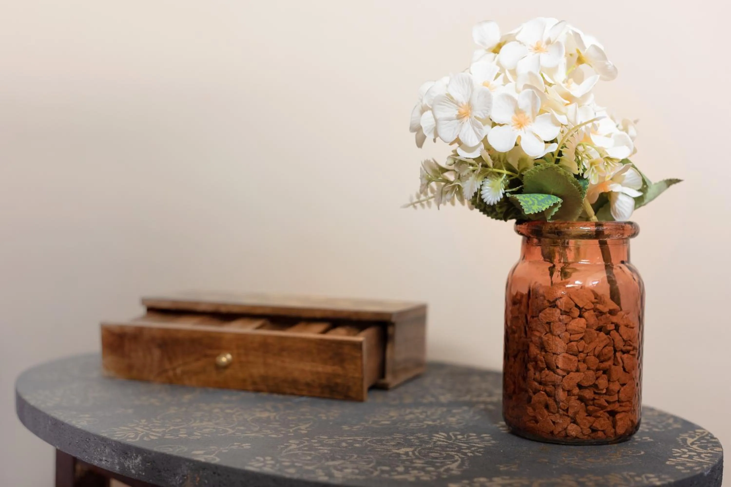 Decorative detail in Luce Boutique Hotel