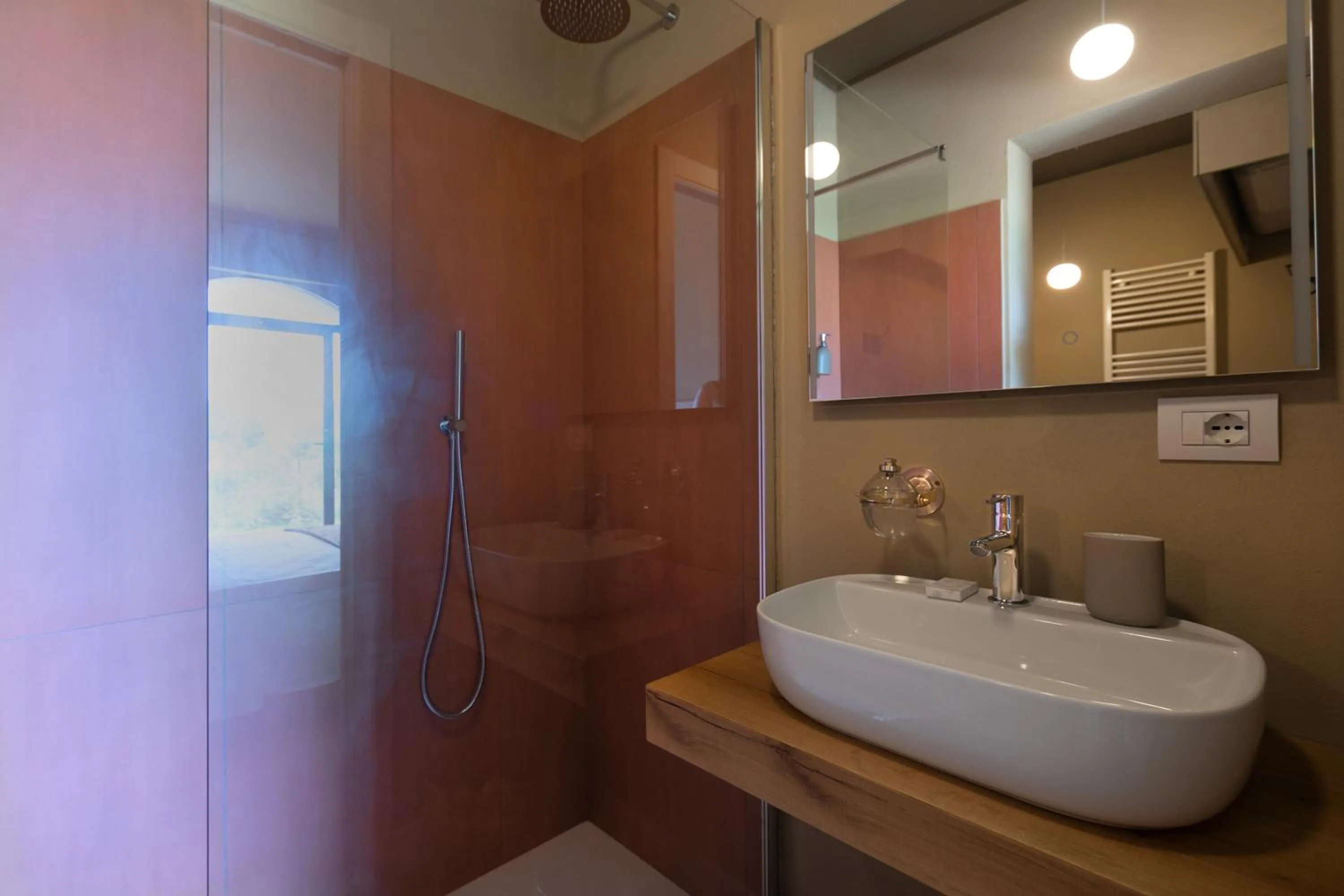 Shower in Luce Boutique Hotel