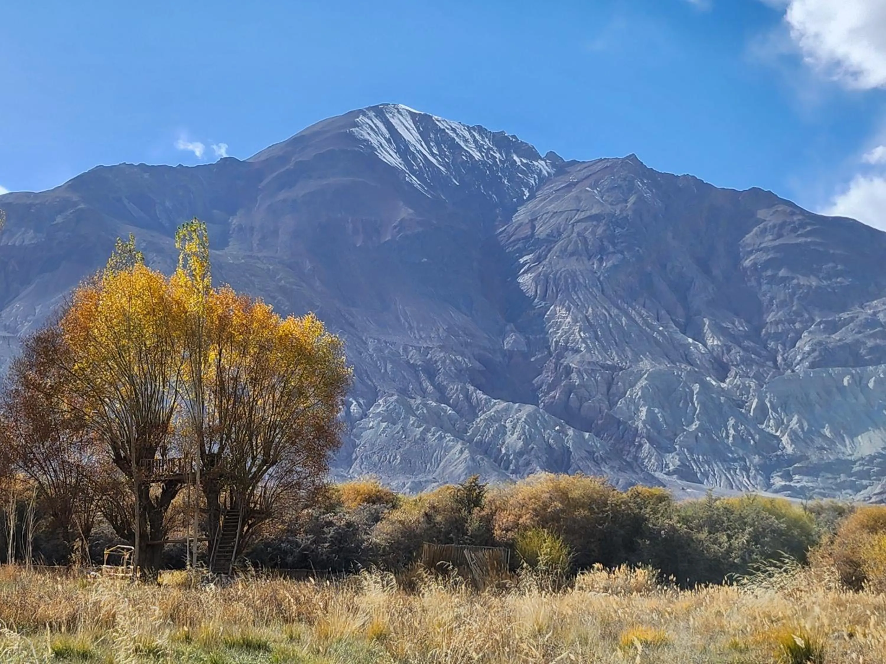 Mountain view in Lharimo Hotel Leh - Ladakh