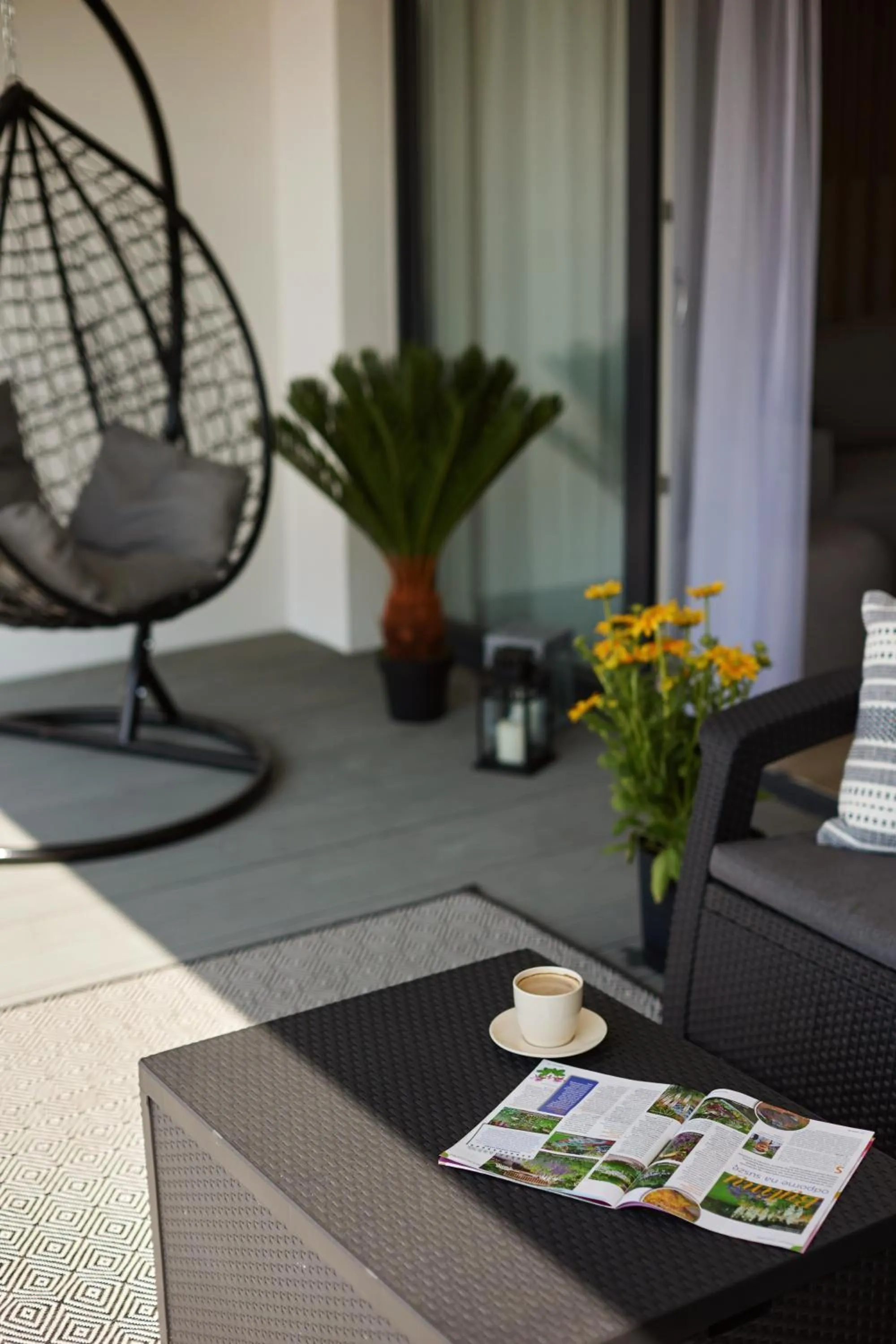 Seating area in Resort Baltic Waves Apartments - Pool & Spa