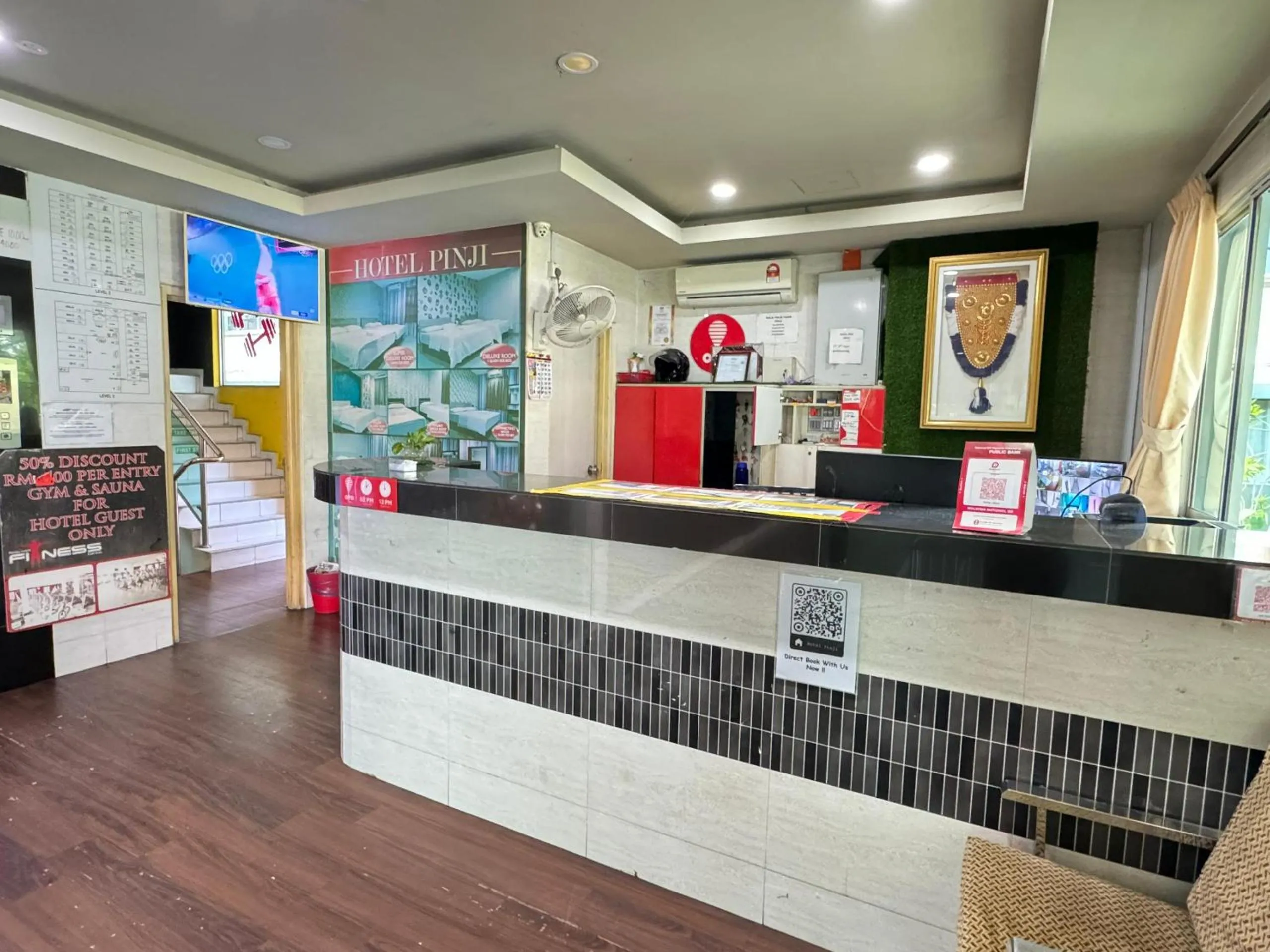 Lobby or reception in Hotel Pinji Ipoh