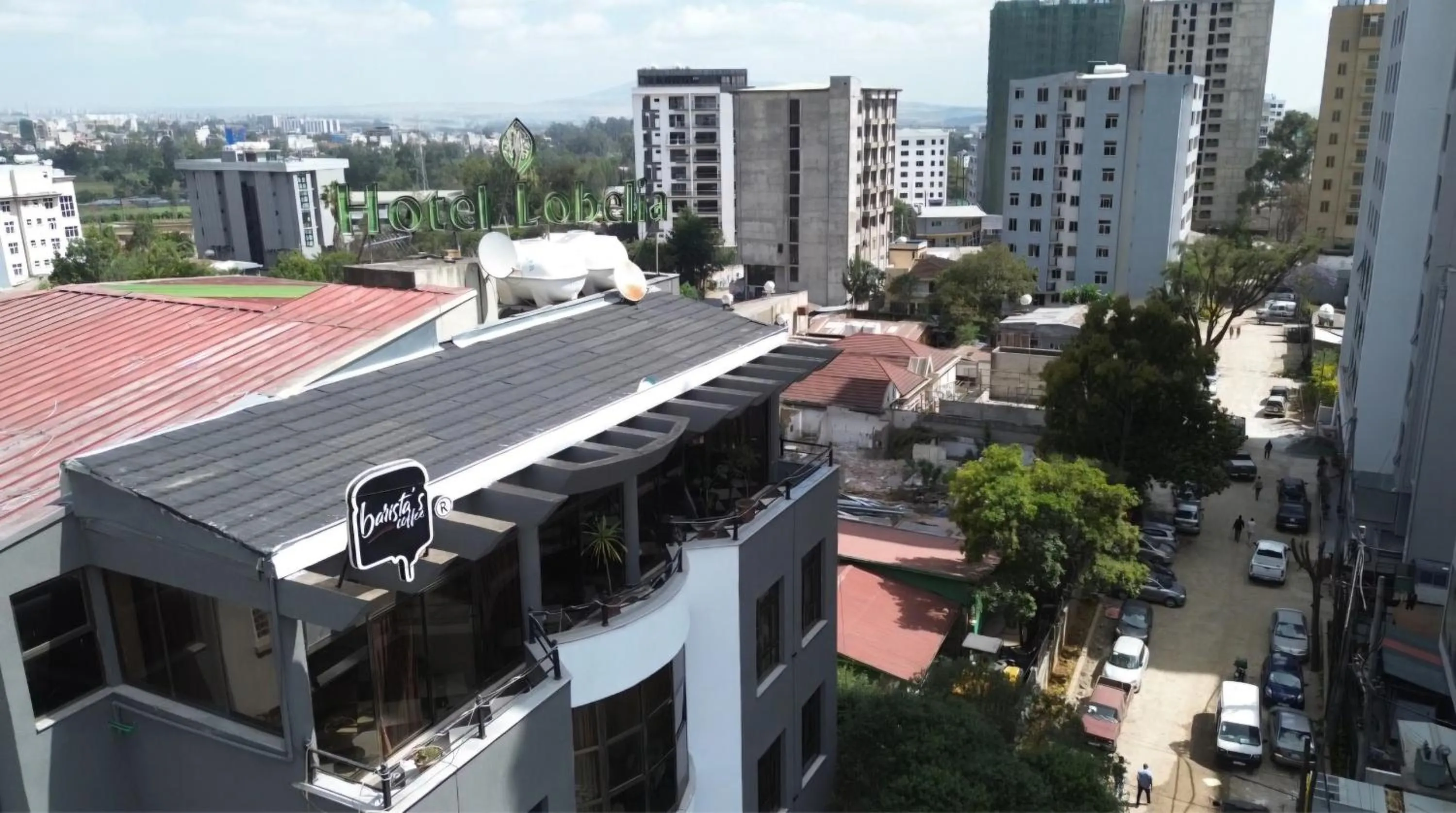 Property building in Hotel Lobelia