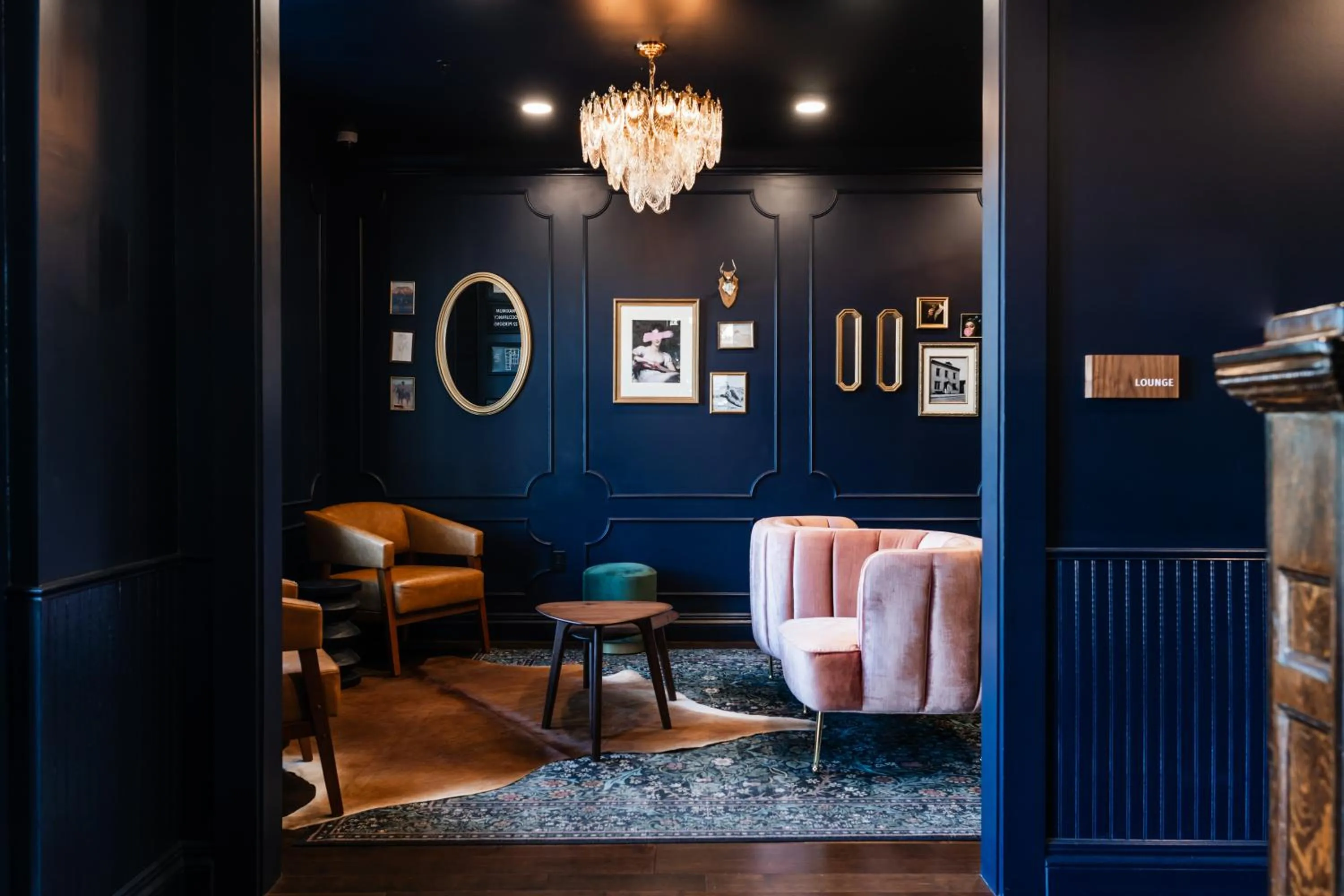 Living room in The Hotel Melrose