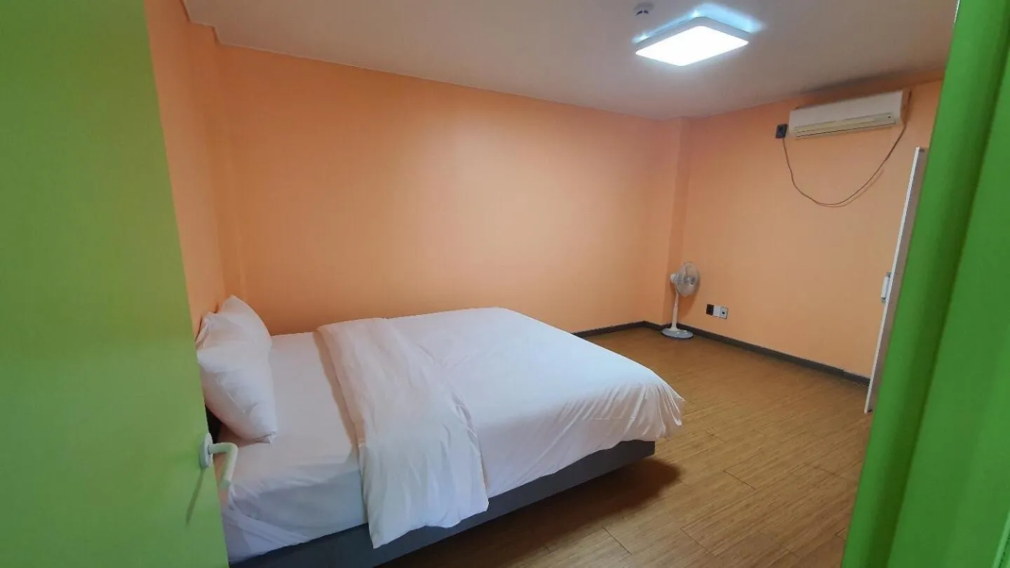 Bed in Yangju Gray Castle Pension