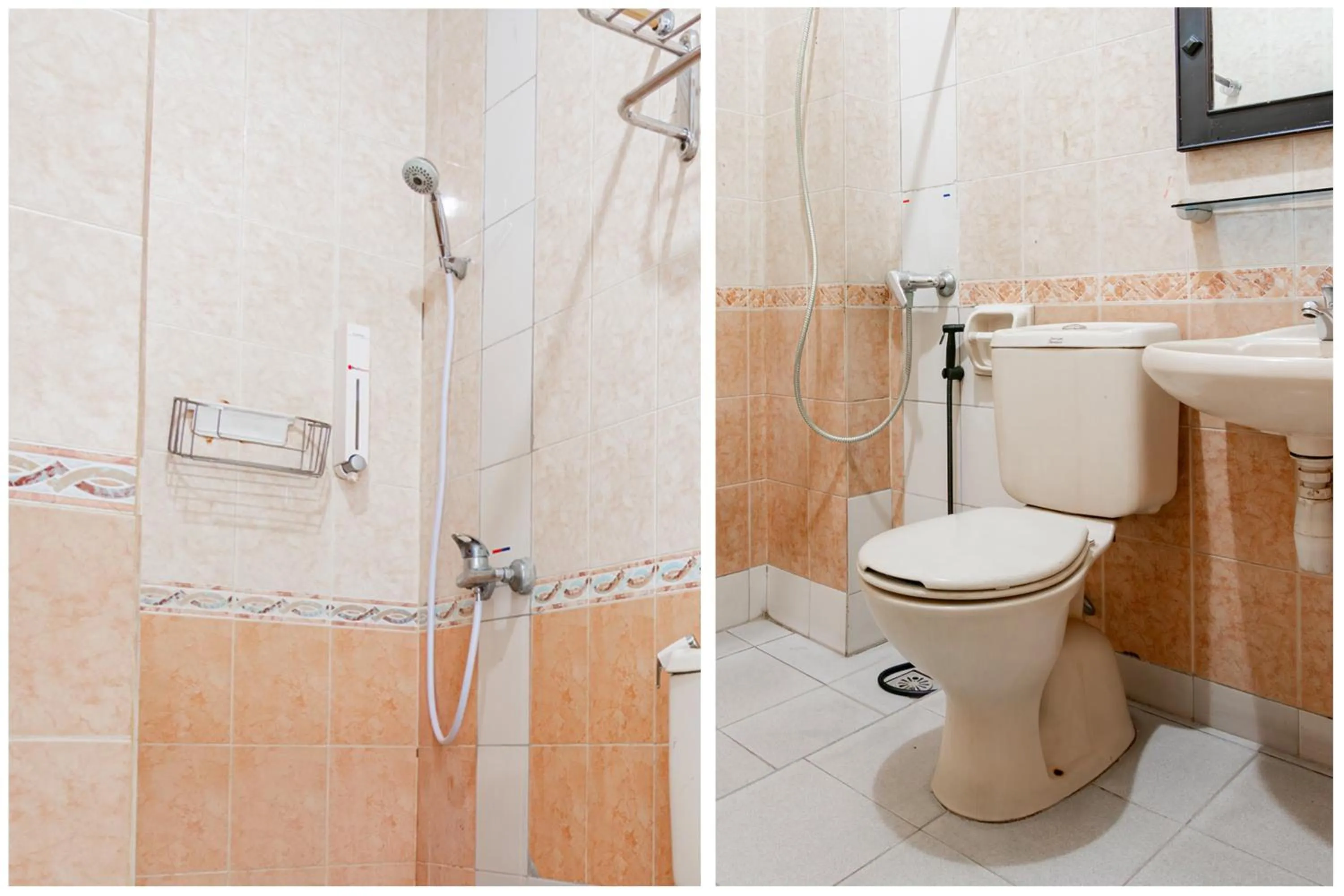 Bathroom in Collection O Senapelan Near Rsud Petala Bumi Formerly De Town Hotel