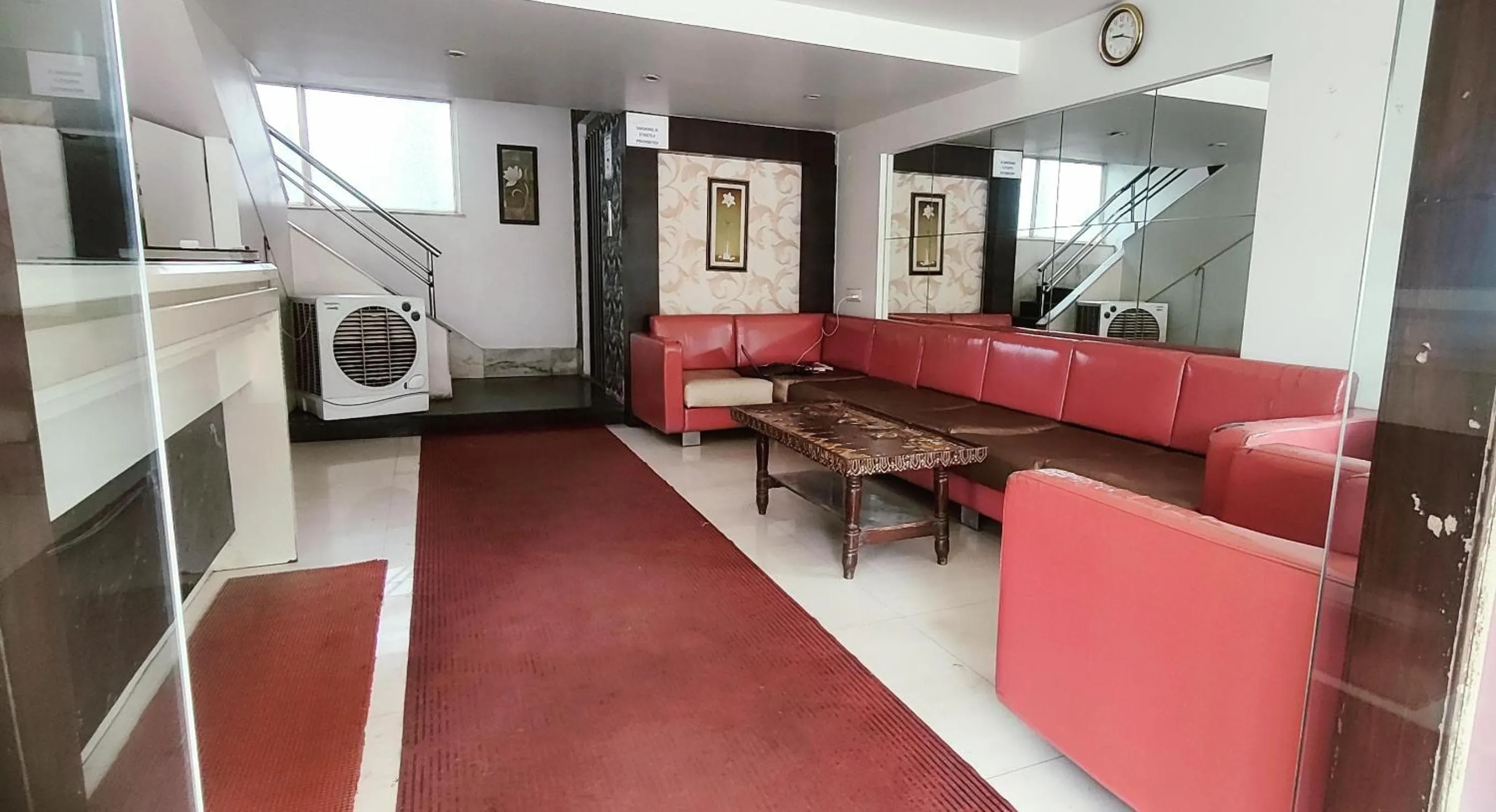 Lobby or reception in The Byke Suresh Plaza