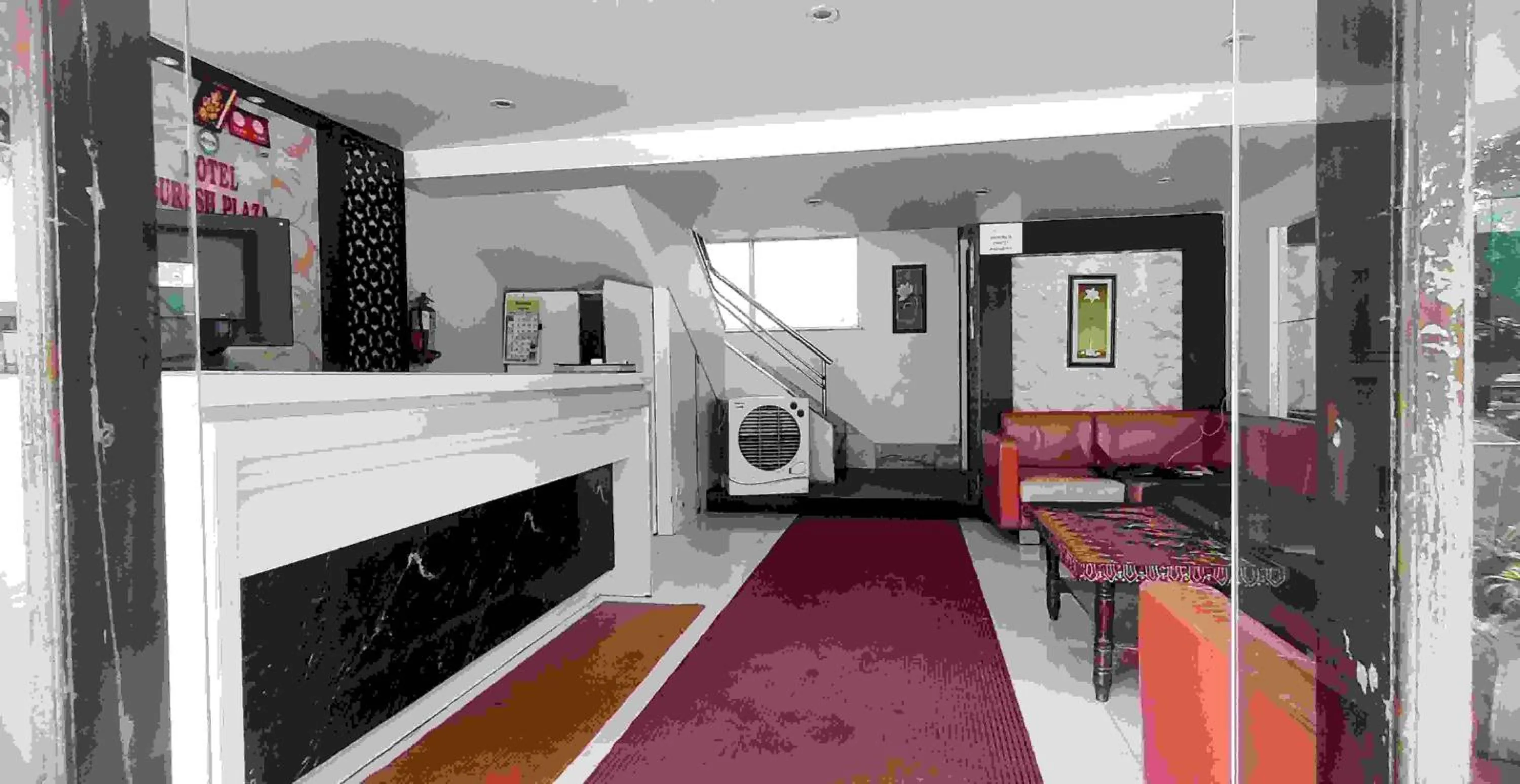 Lobby or reception in The Byke Suresh Plaza