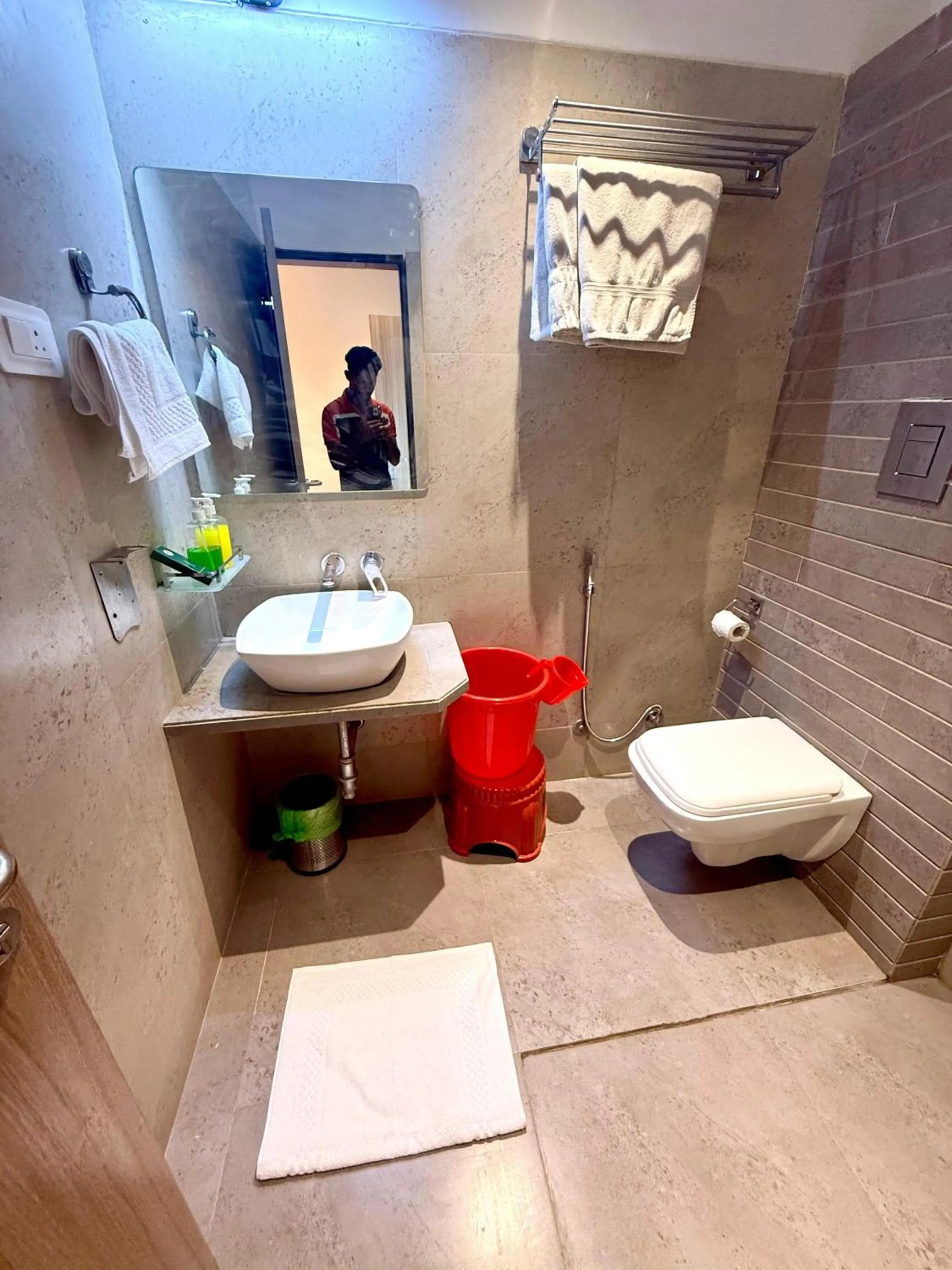 Bathroom in The Byke Suresh Plaza