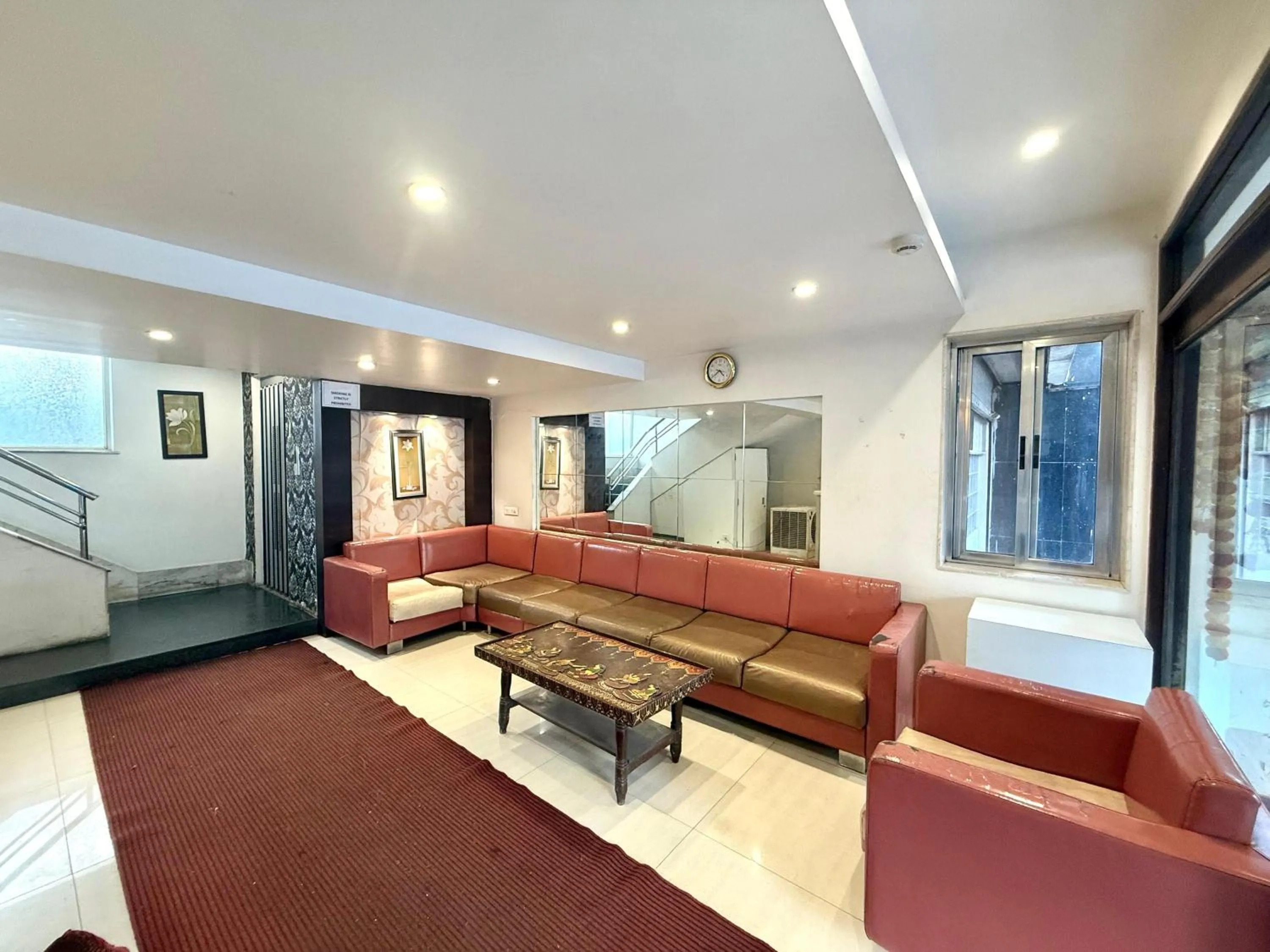 Seating area in The Byke Suresh Plaza