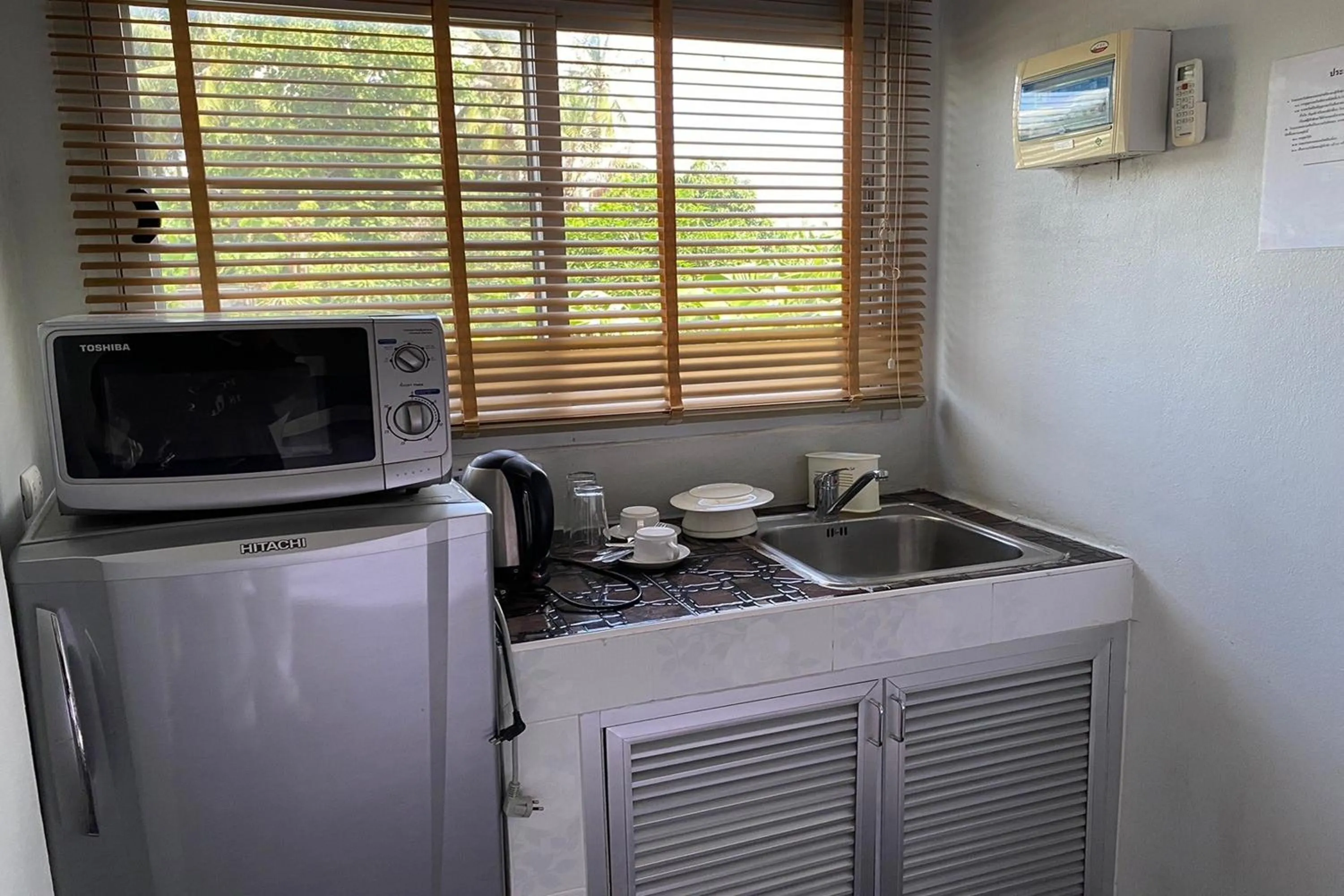 Kitchen or kitchenette in Baan Sanuan Resort