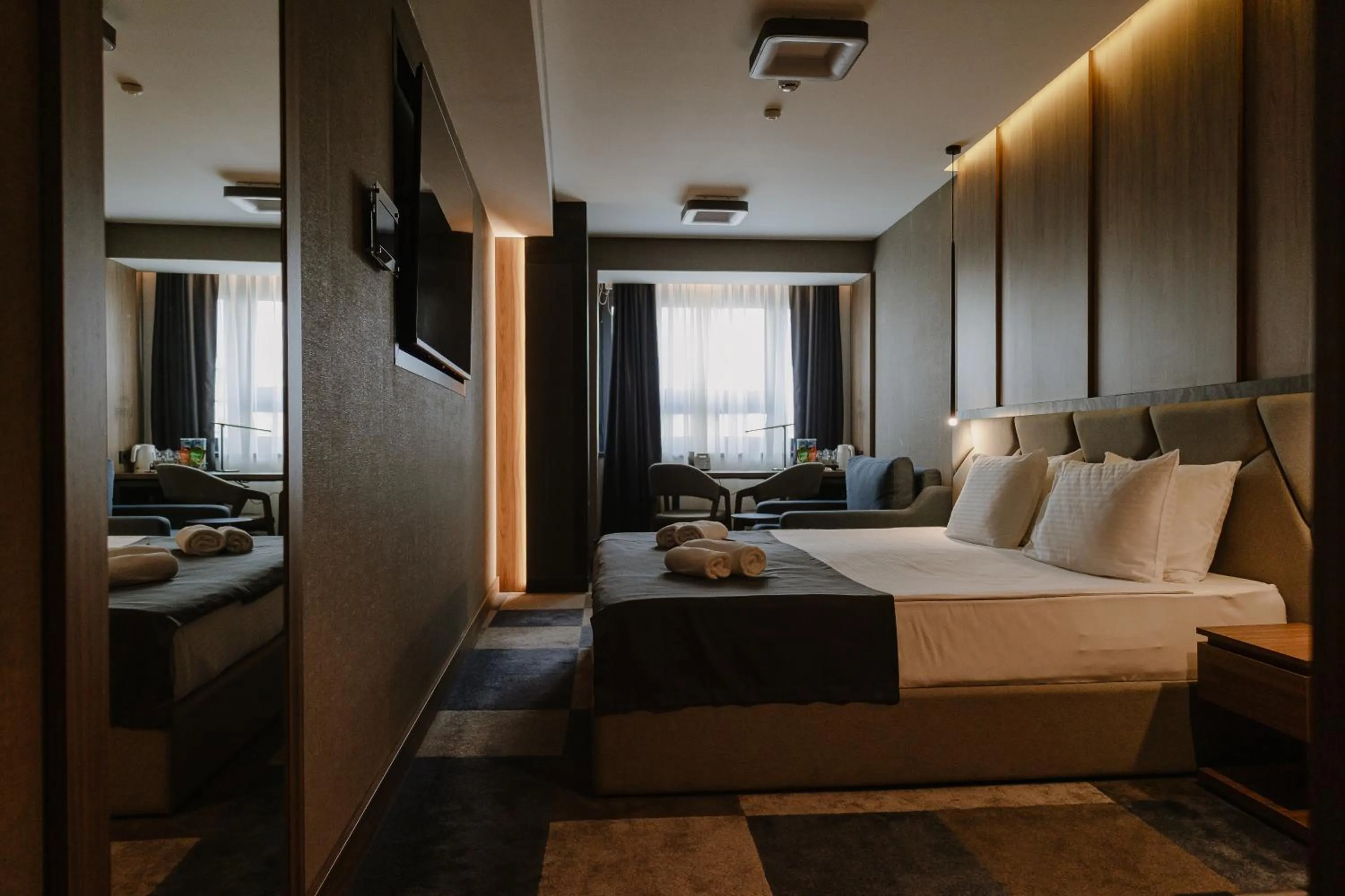 Bed in Lumière Hotel Pool & SPA