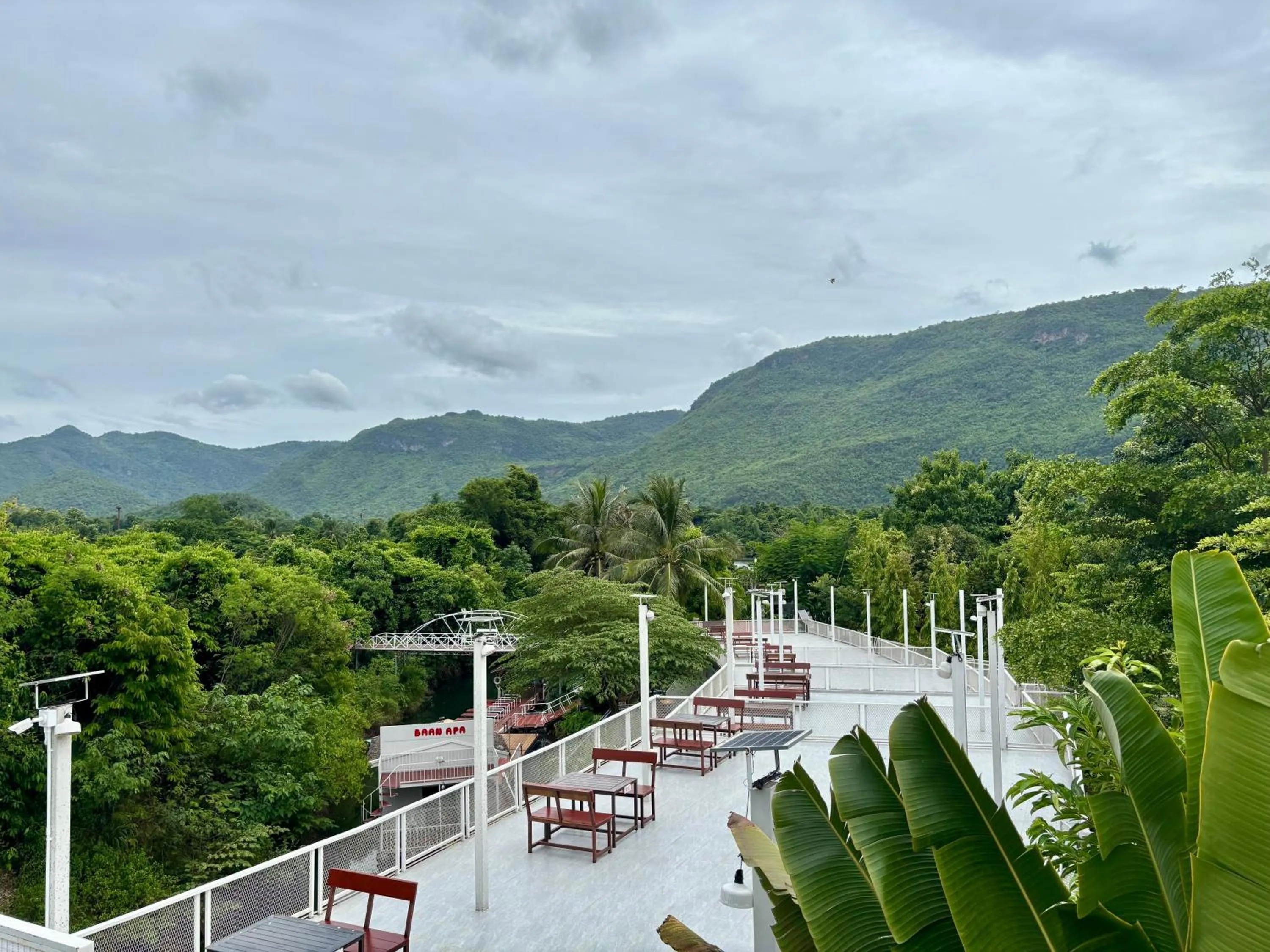 Inner courtyard view in BAAN APA ERAWAN Resort