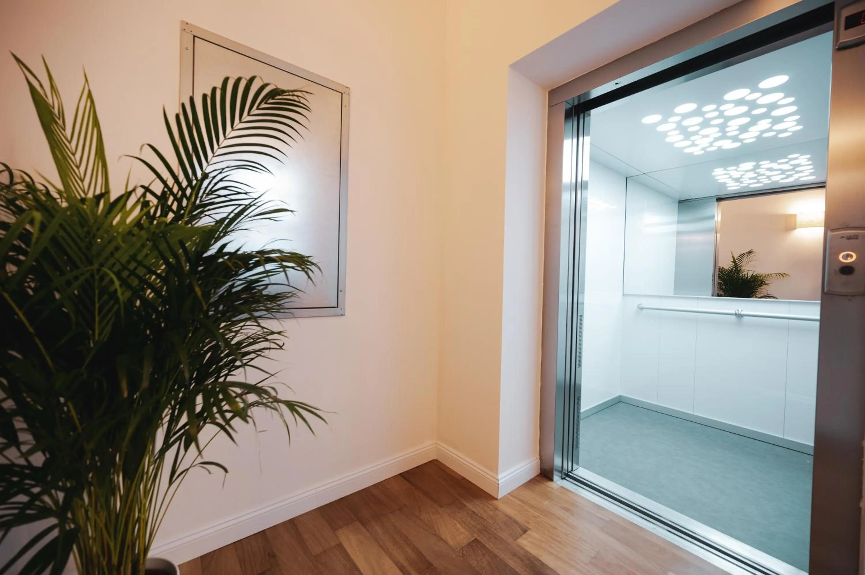 elevator in Carlo Felice Boutique Hotel