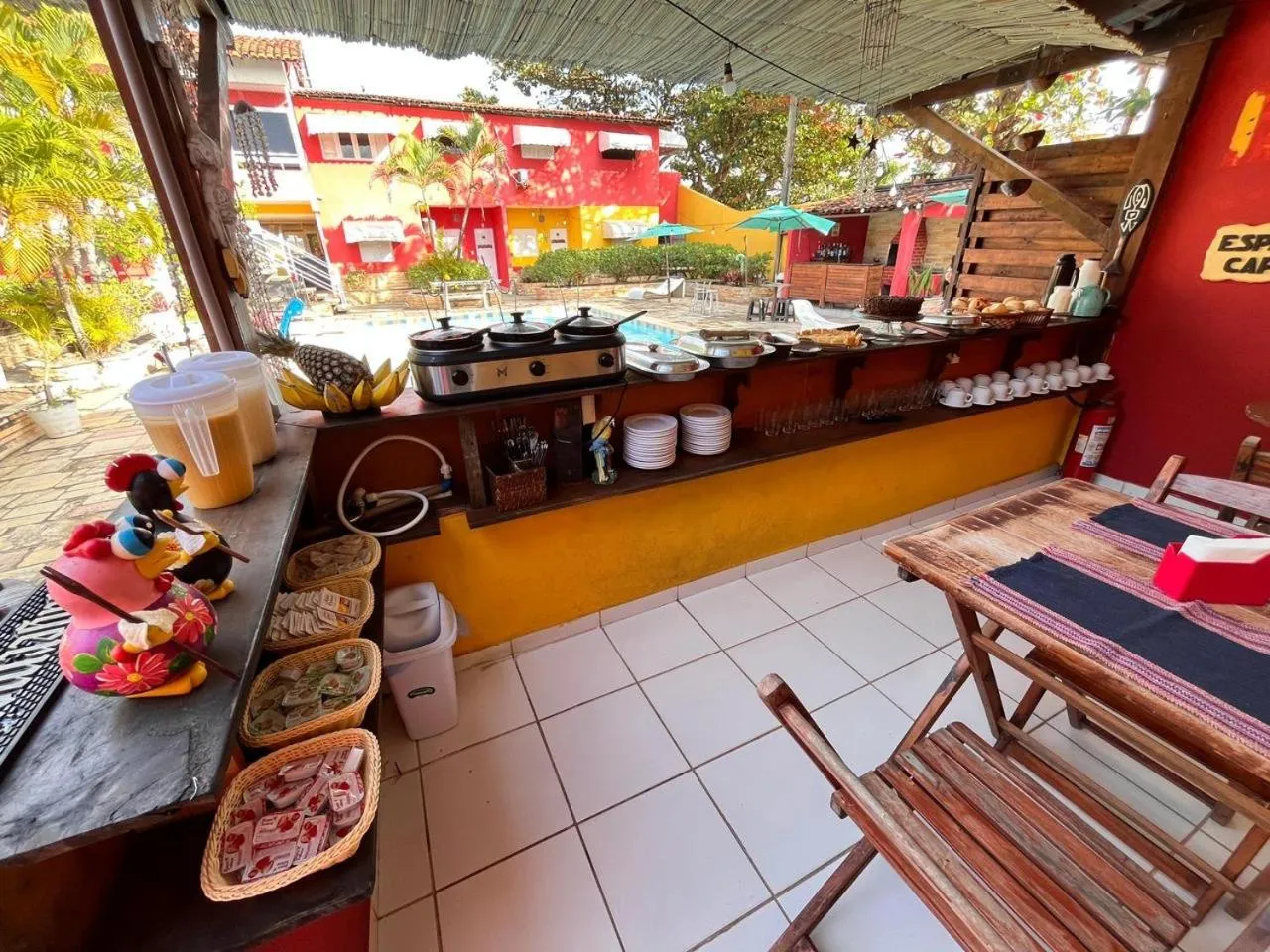 Breakfast in Pousada Flor de Merepe