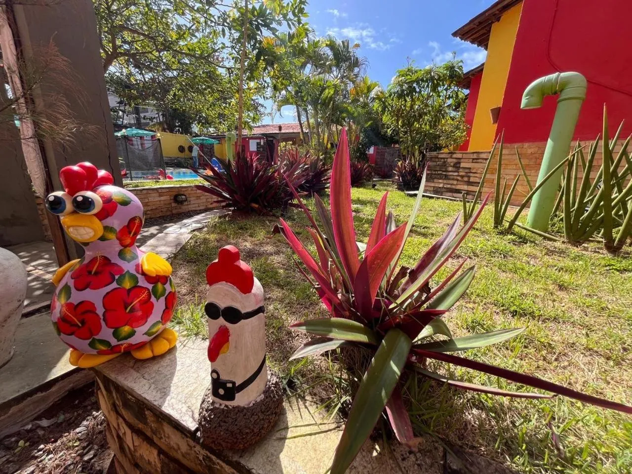 Garden in Pousada Flor de Merepe