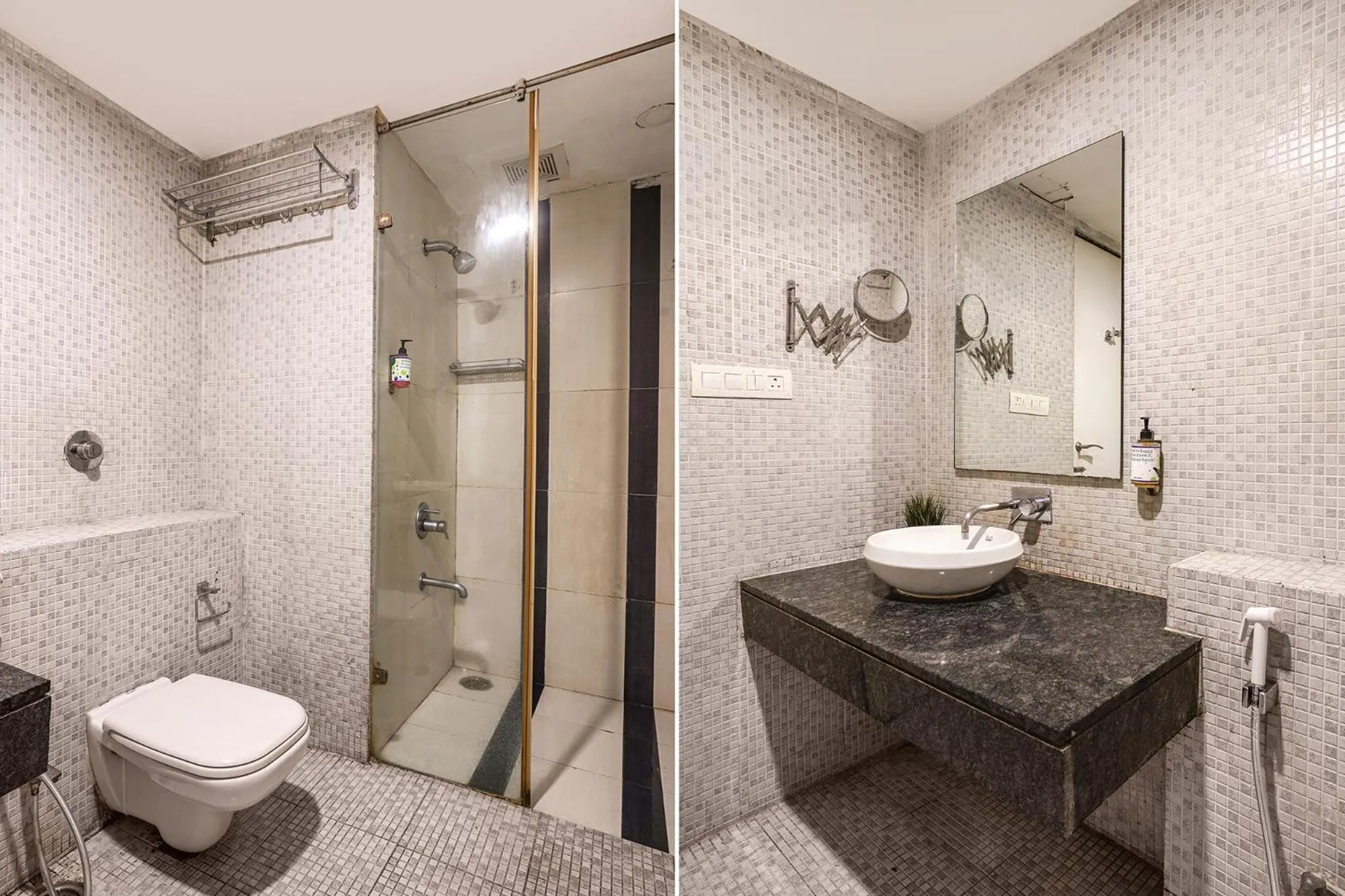 Bathroom in FabHotel WR Grand- Nr Citi Neuro Centre- Banjara Hills