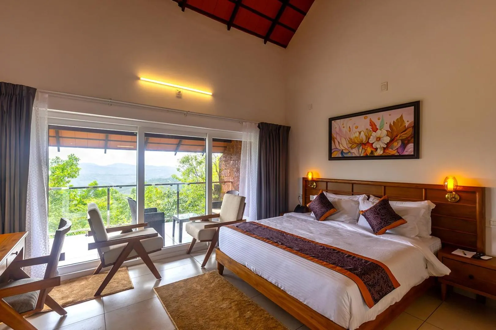 Property building, Bed in SandalMist Resort and Spa