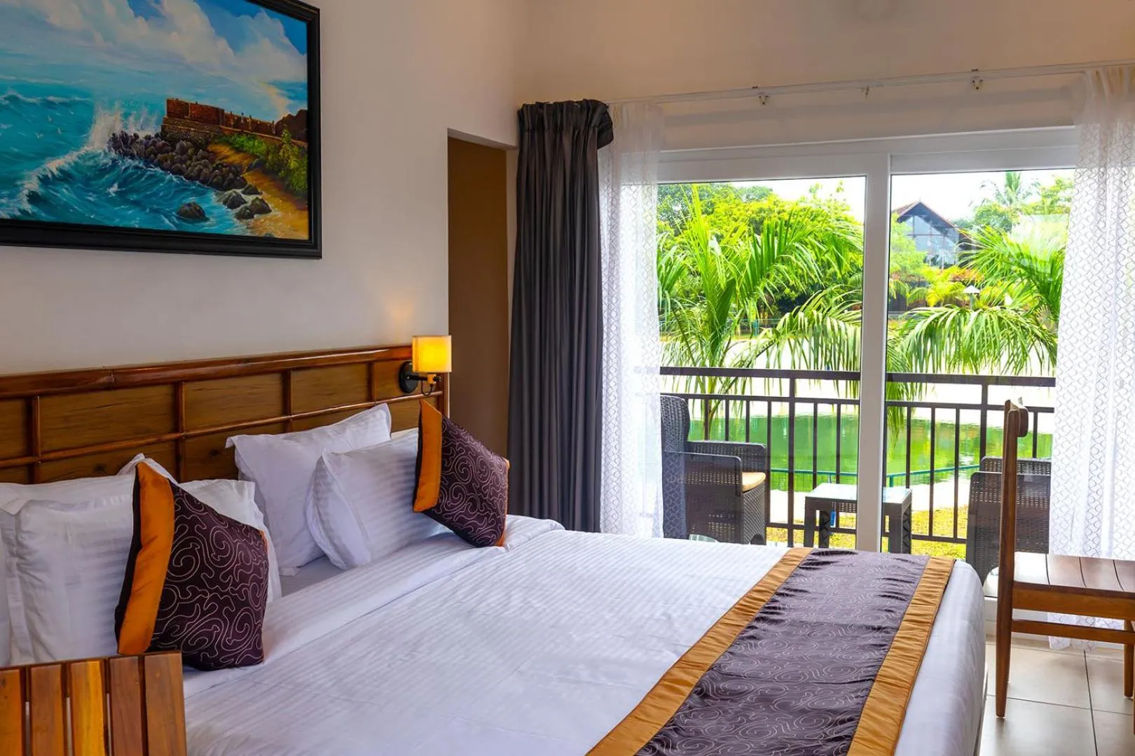 Property building, Bed in SandalMist Resort and Spa