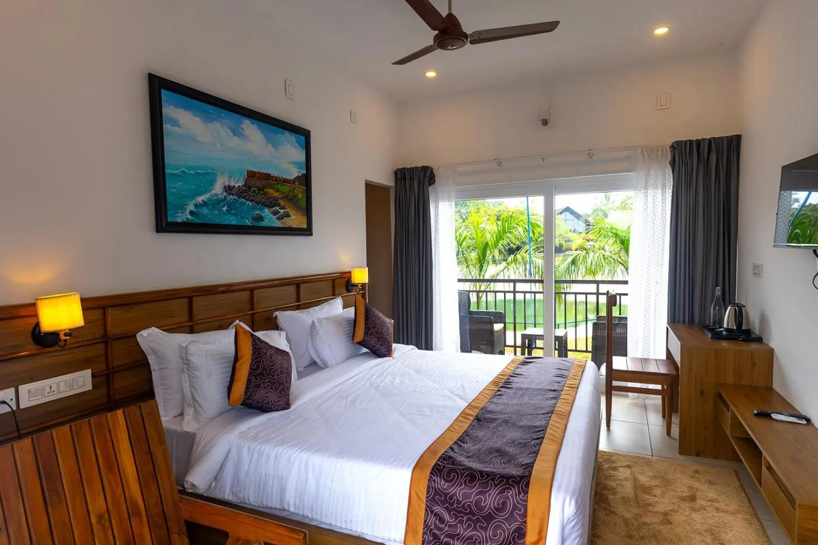 Property building, Bed in SandalMist Resort and Spa