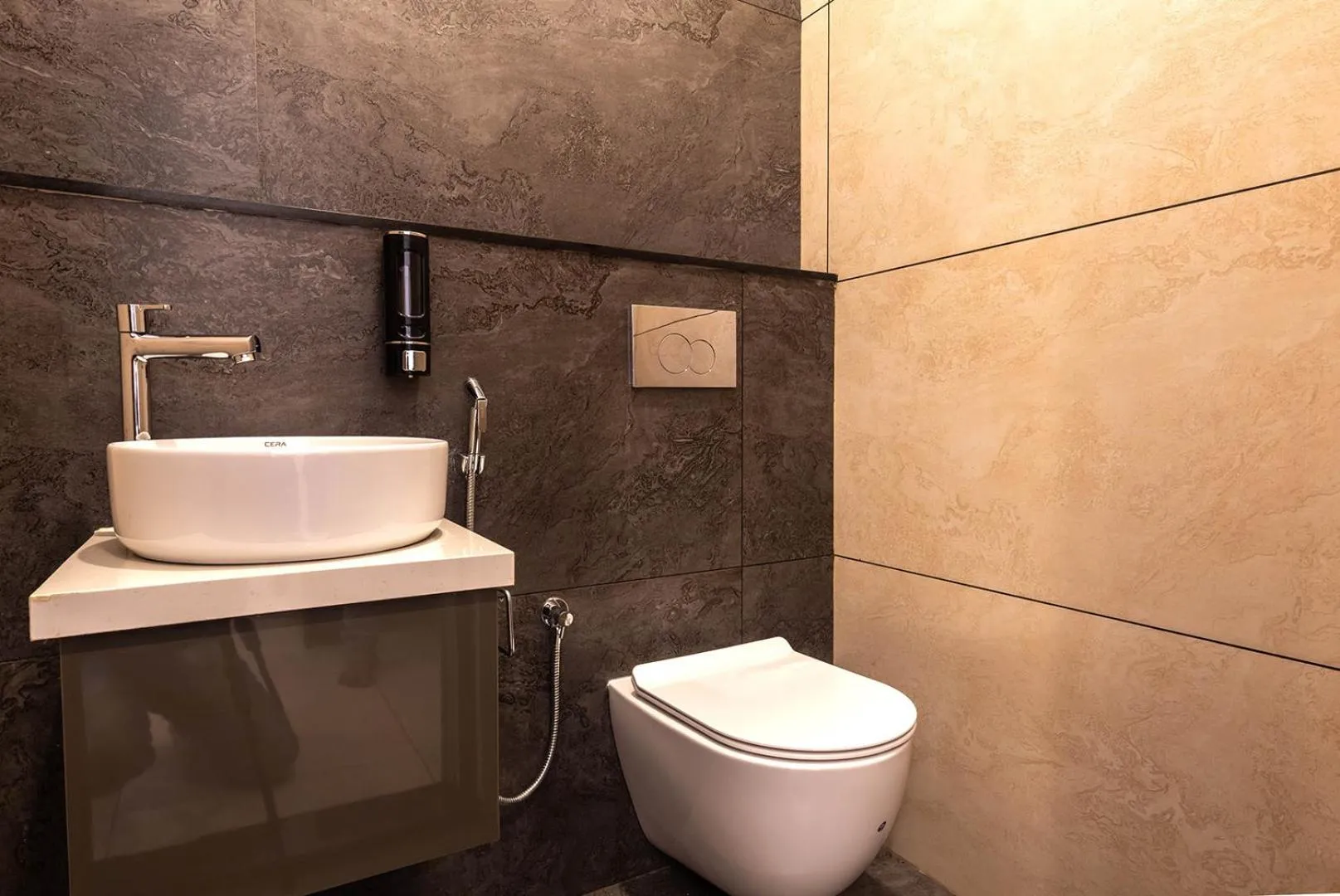 Toilet in SandalMist Resort and Spa