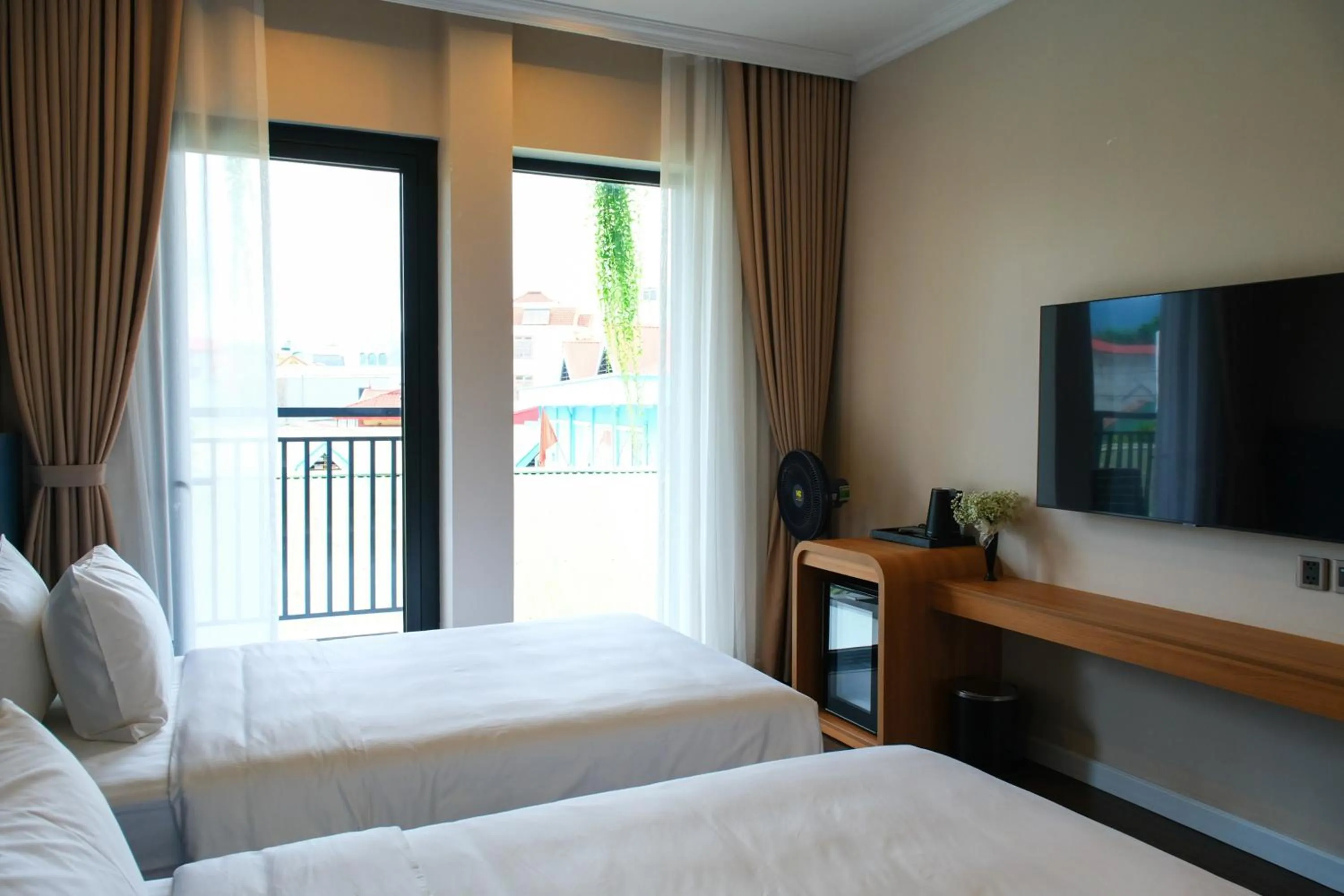 Bed in Indigen Riverside Hotel Cao Bang